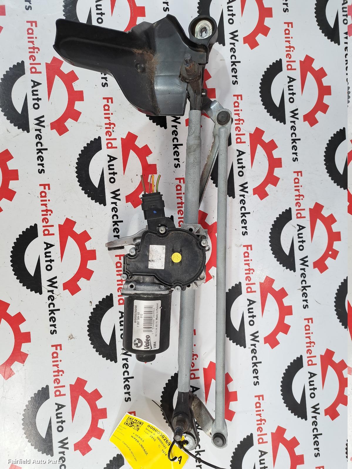 2013-2020 Bmw 4 Series Wiper Linkage