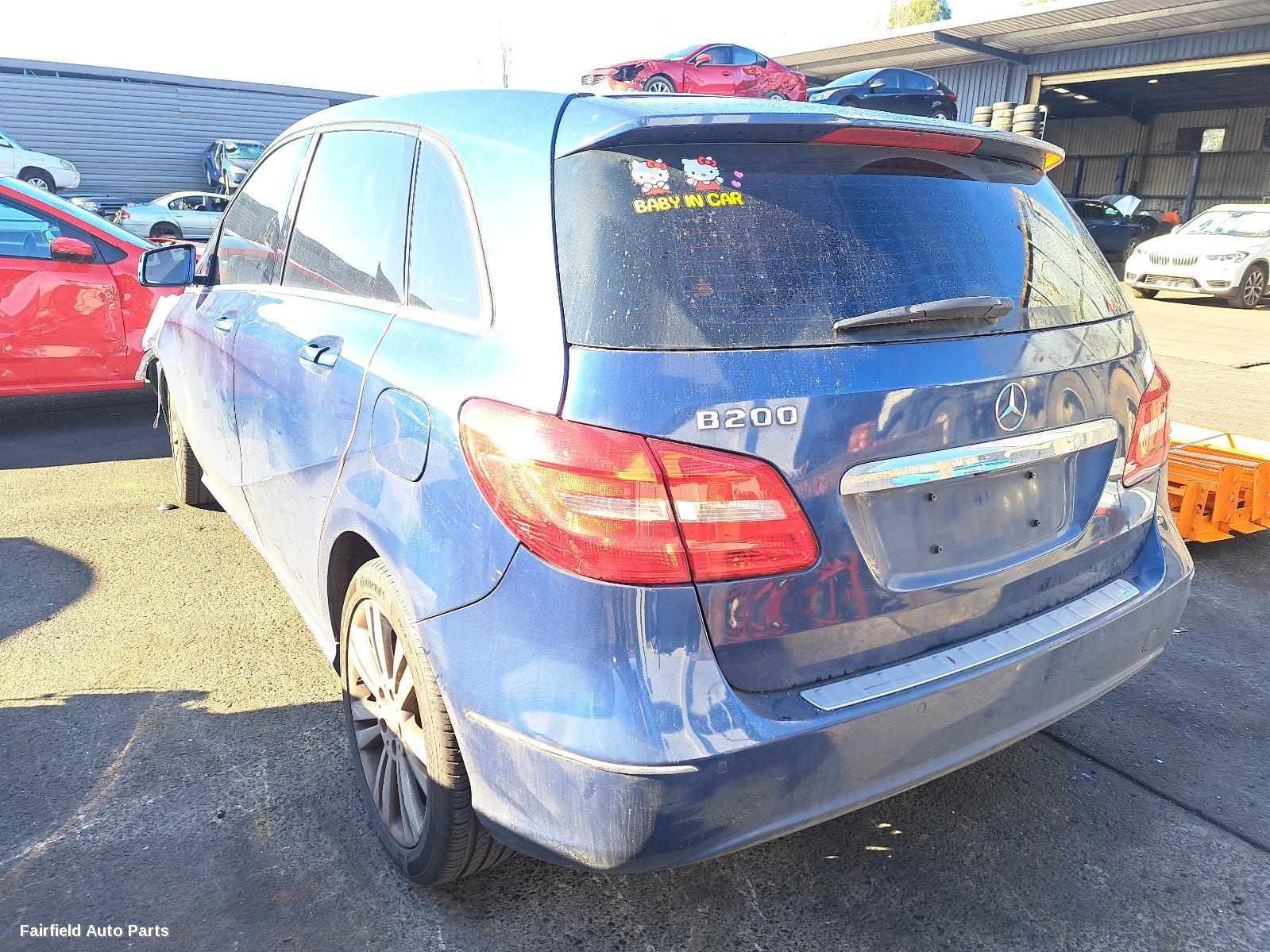 2012 Mercedes B Class Right Rear Door Sliding