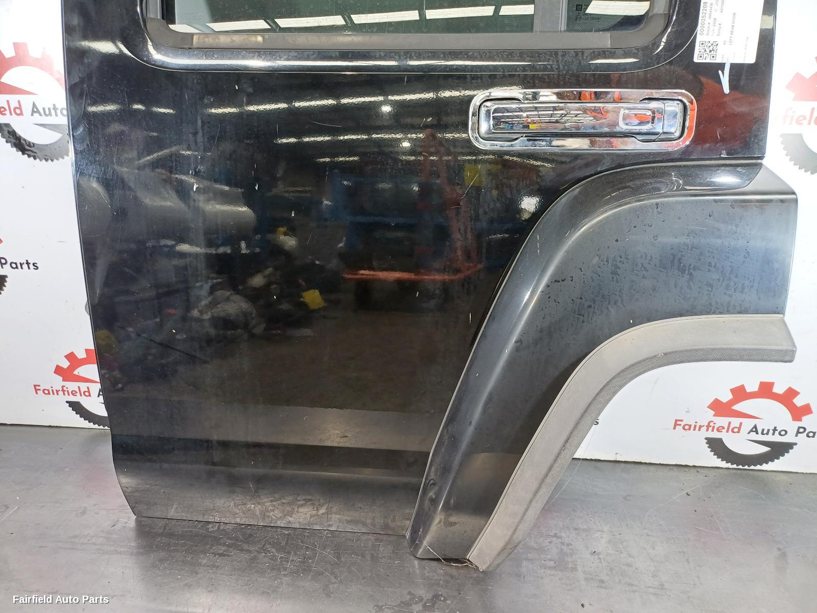 2007-2009 Hummer H3 Left Rear Door Sliding
