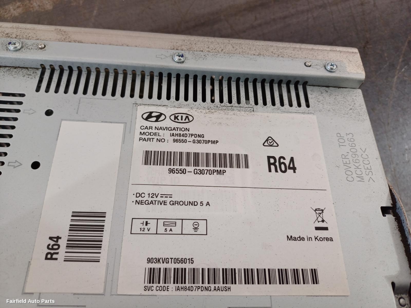 2017-2020 Hyundai I30 Radio Cd Dvd Sat Tv