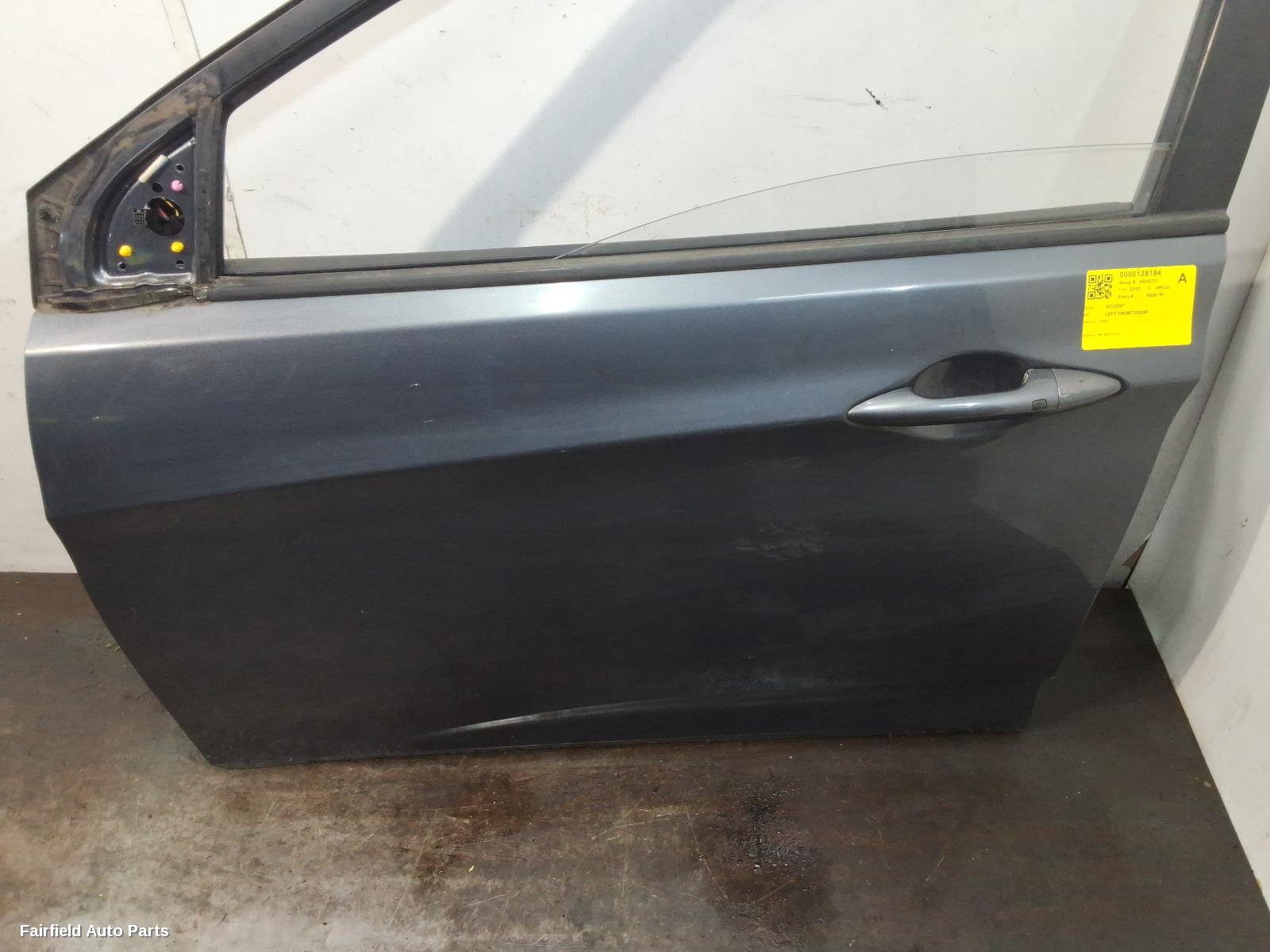 2011-2019 Hyundai Accent Left Front Door