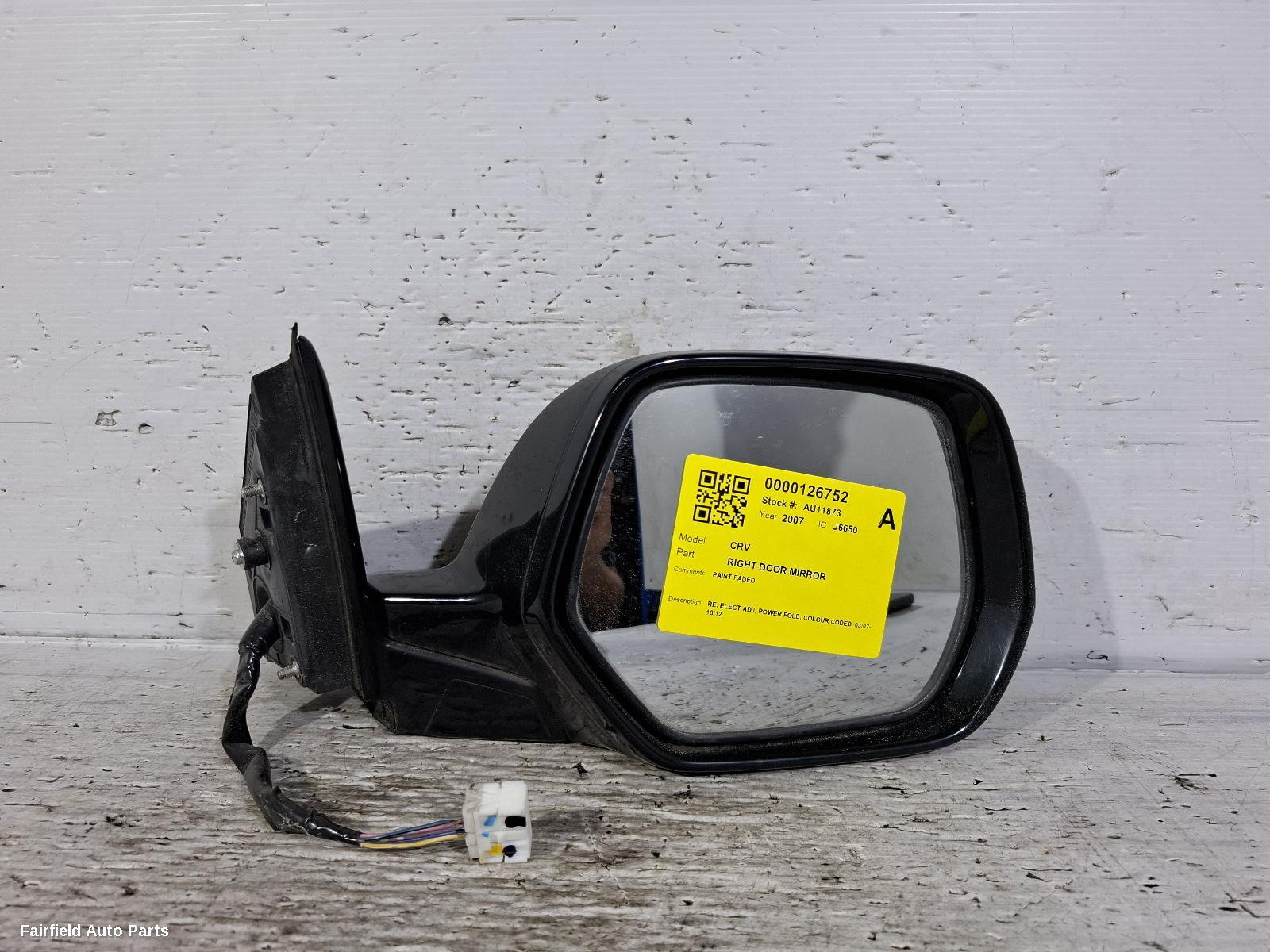 2007-2012 Honda Crv Right Door Mirror