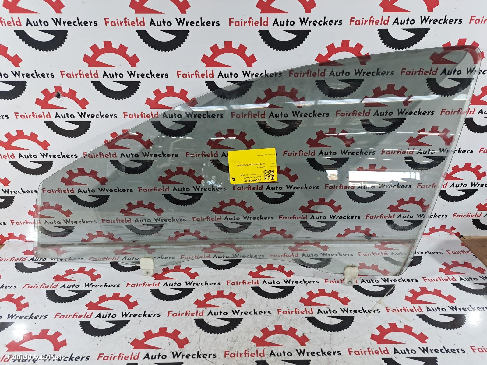 2009 Mitsubishi Lancer Left Front Door Window