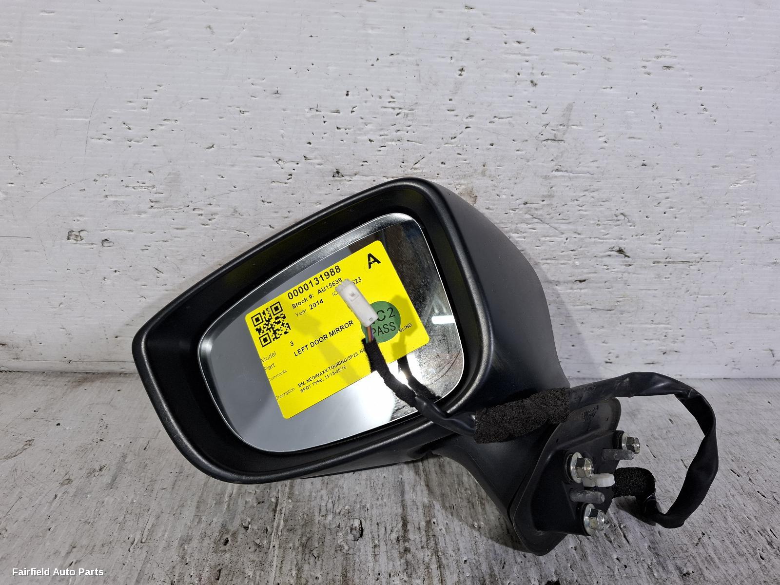 2013-2016 Mazda 3 Left Door Mirror