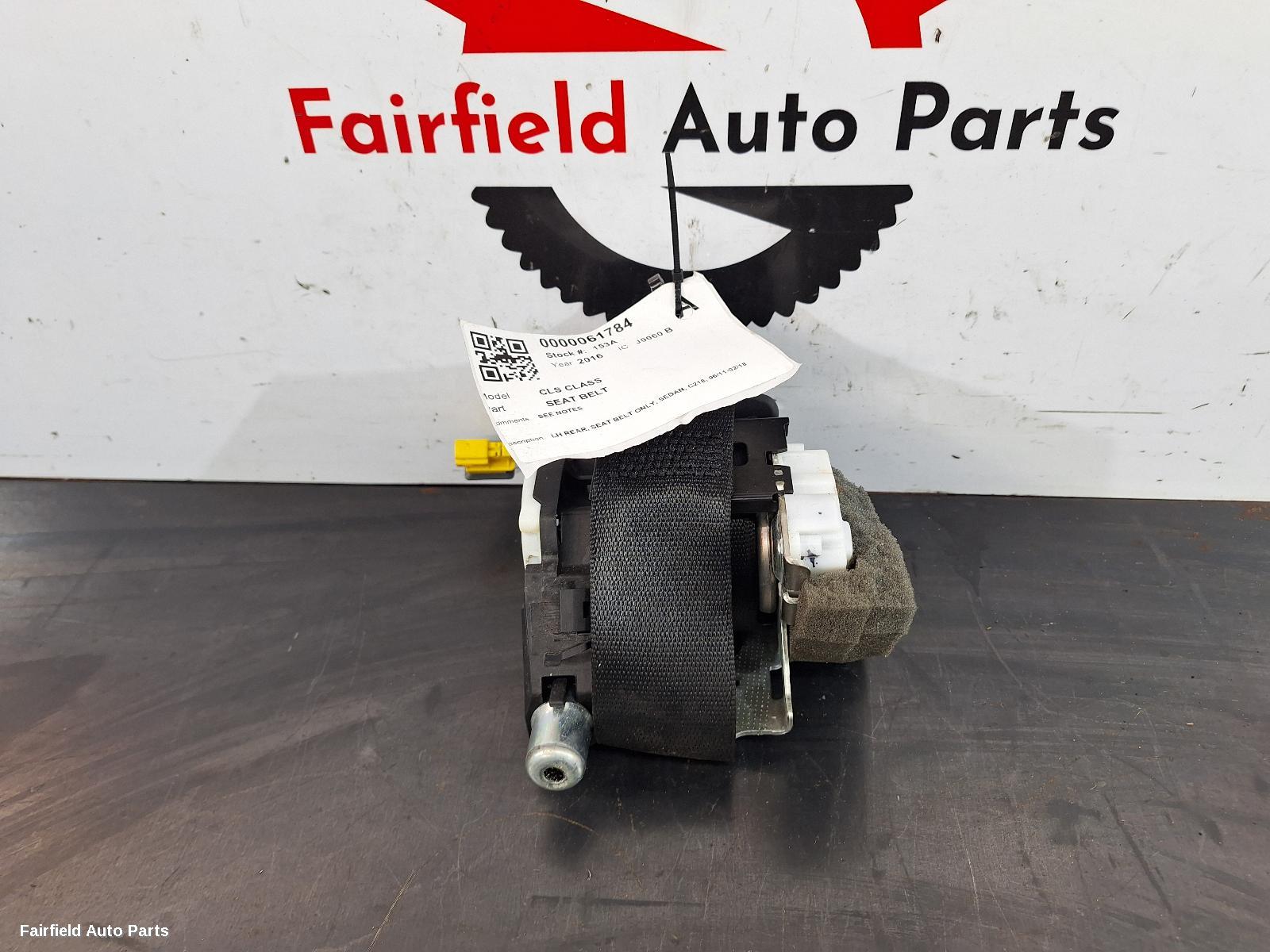 2011-2018 Mercedes Cls Class Seatbelt Stalk