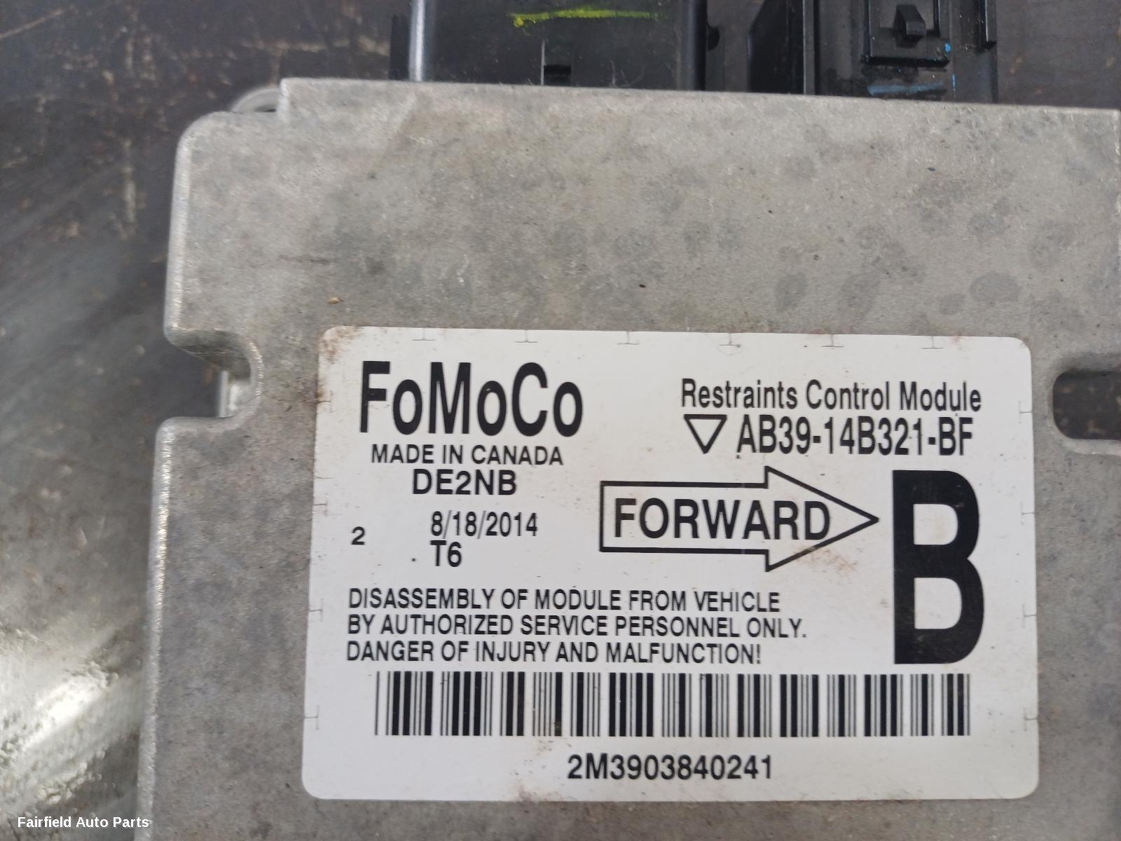 2011-2020 Mazda Bt50 Airbag Module Sensor