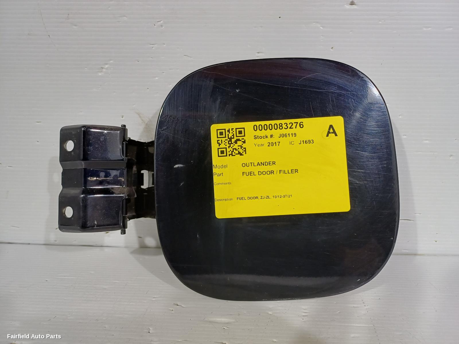 2012-2021 Mitsubishi Outlander Fuel Door Filler