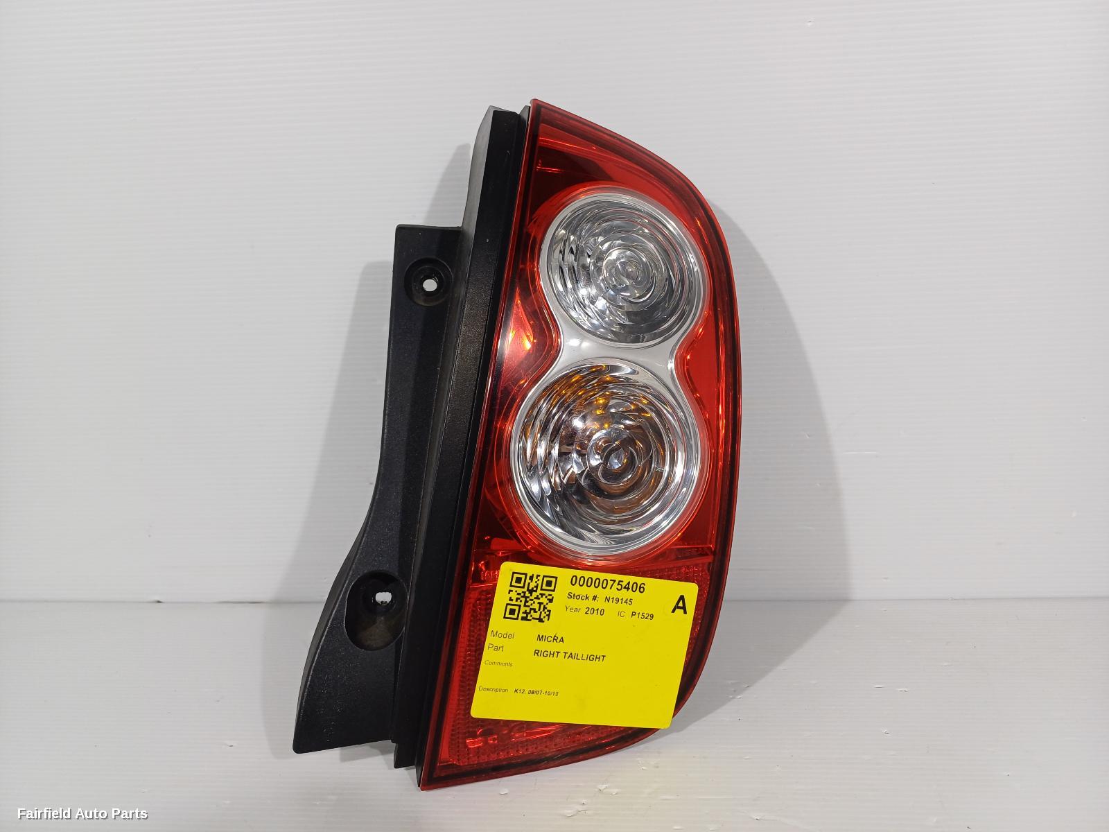 2007-2010 Nissan Micra Right Taillight