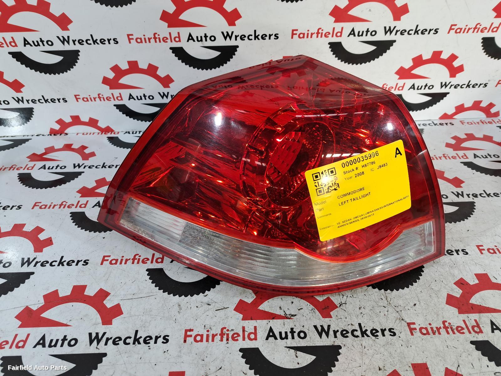 2008 Holden Commodore Left Taillight