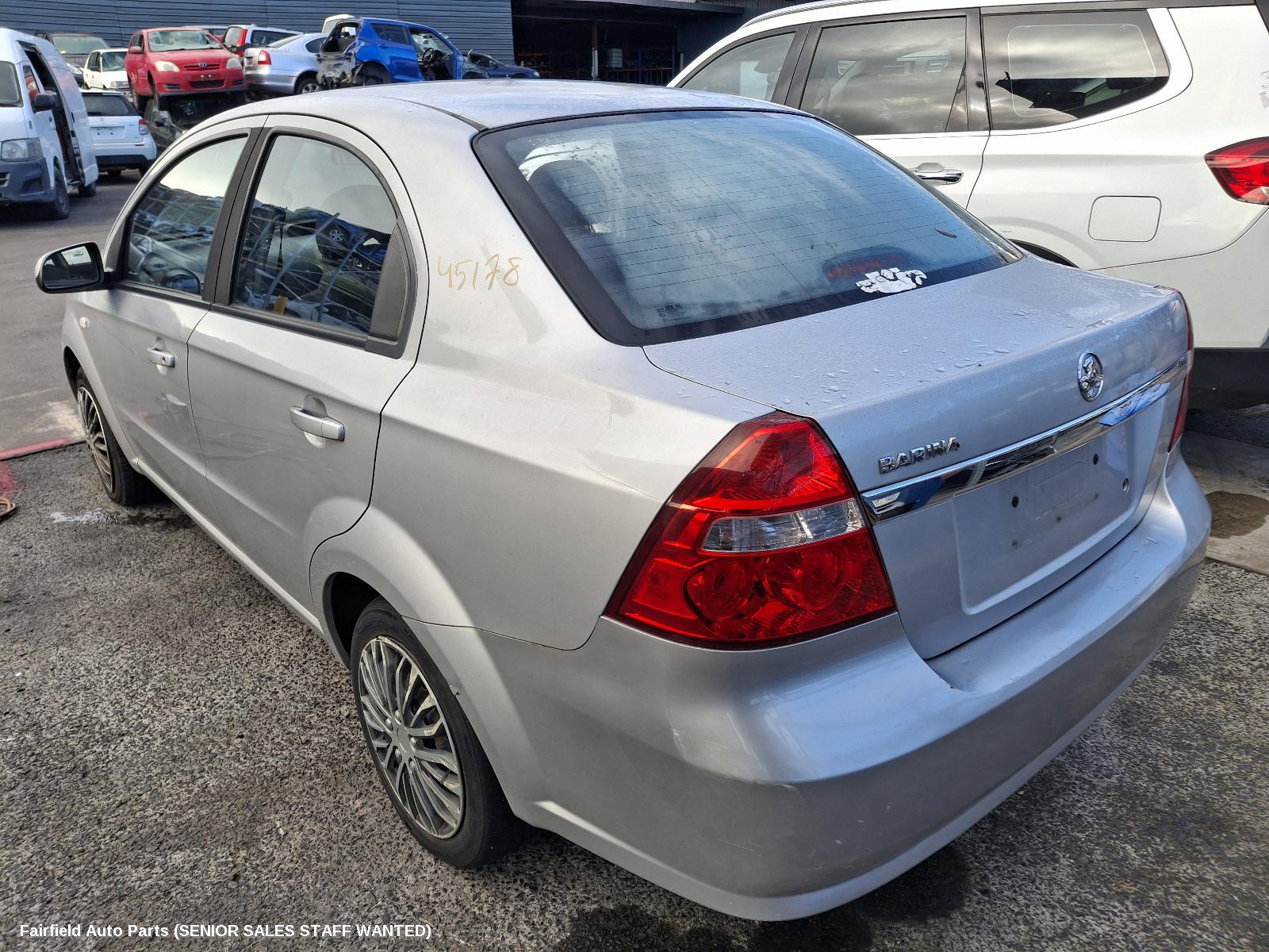 2007 Holden Barina Left Rear Door Window