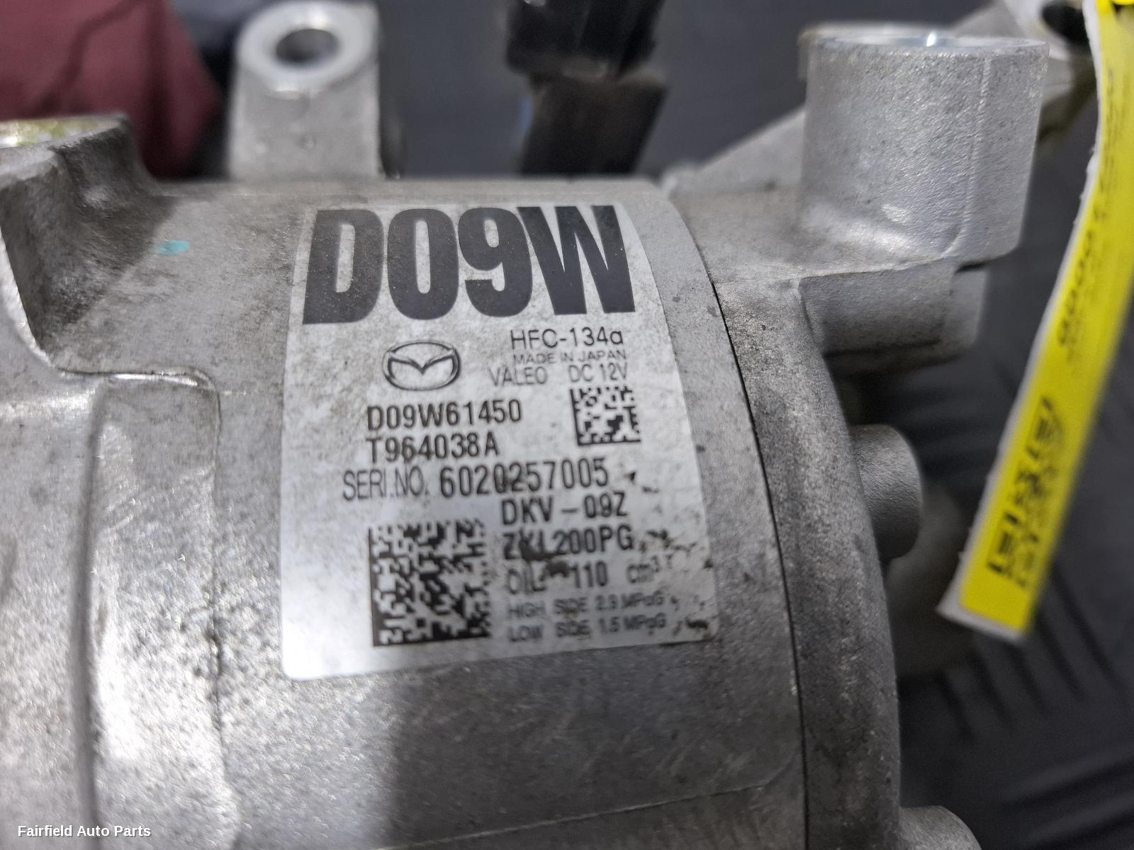 2014-2019 Mazda 2 A C Compressor
