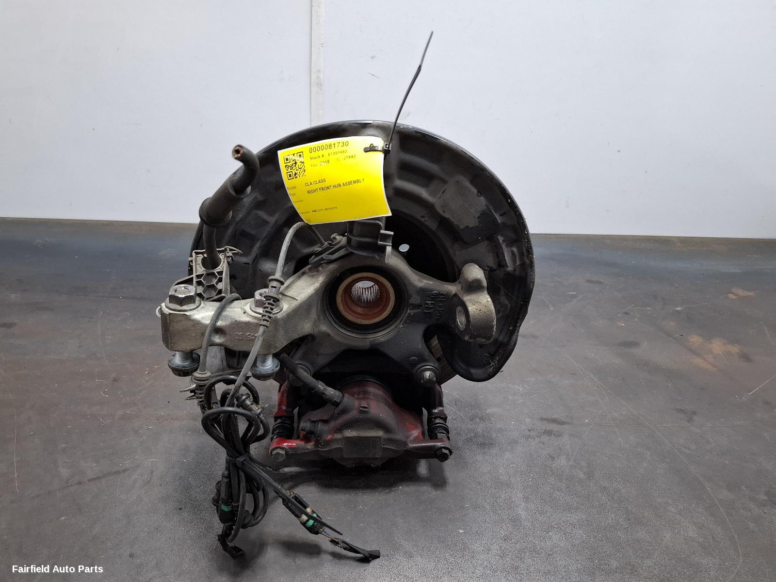 2013-2019 Mercedes Cla Class Right Front Hub Assembly