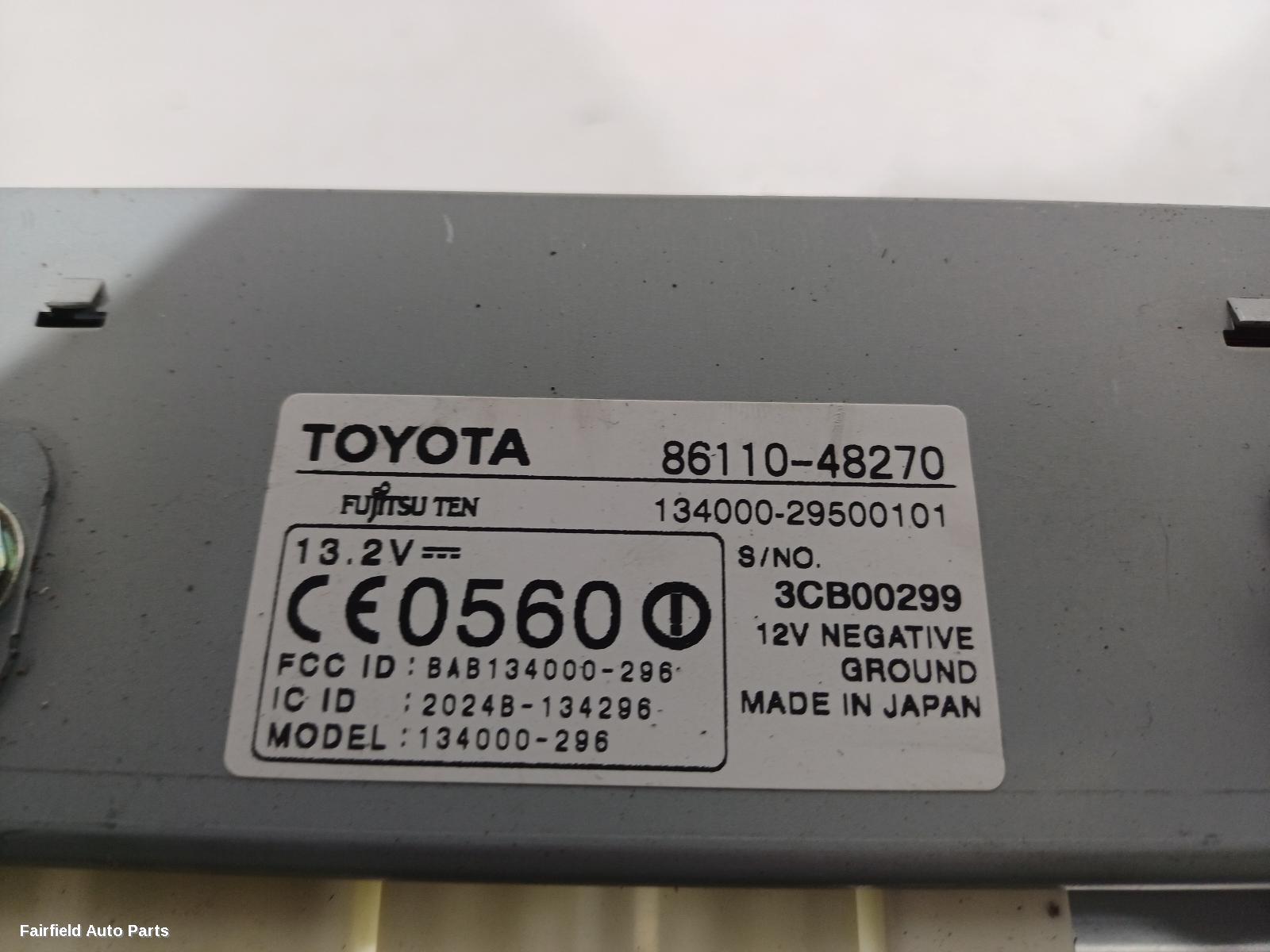 2003-2005 Lexus Rx Series Radio Cd Dvd Sat Tv
