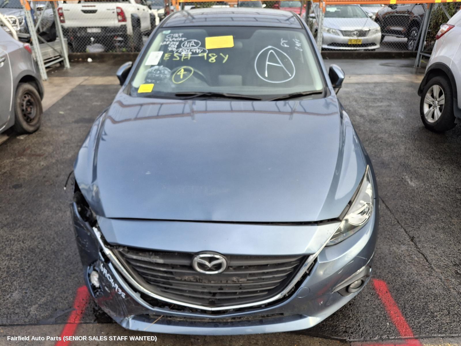 2015 Mazda 3 Left Taillight