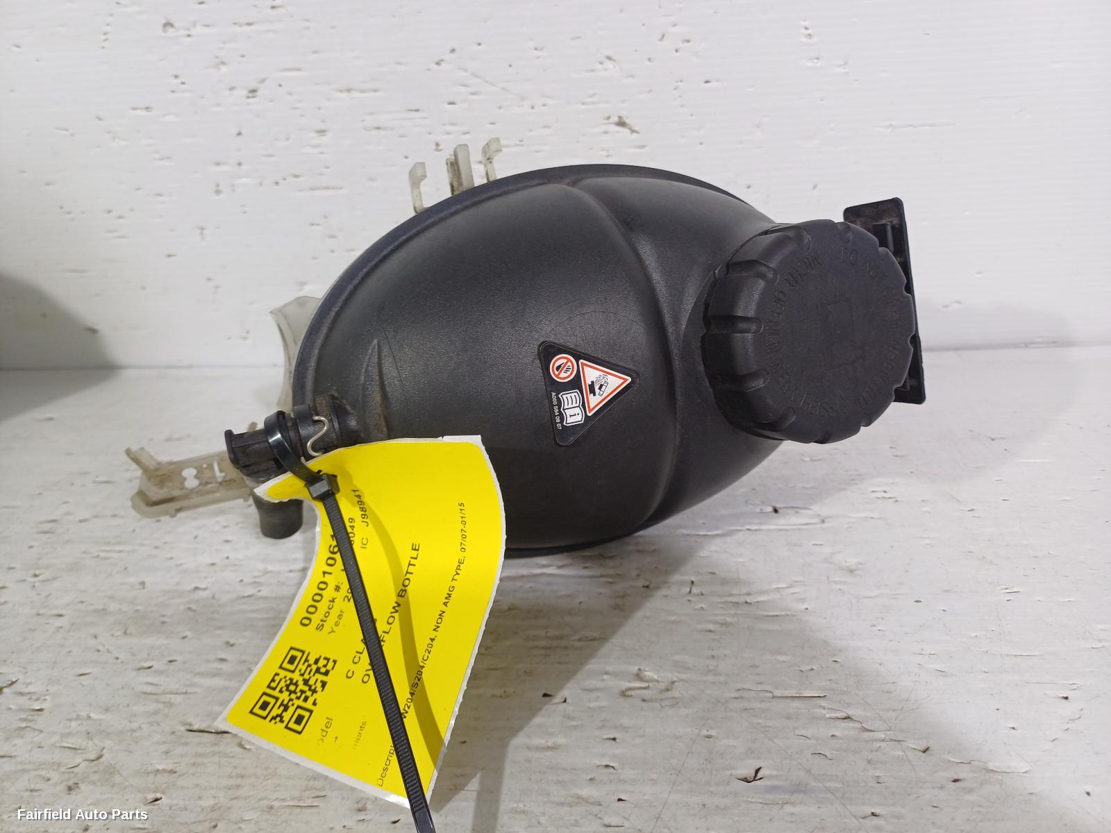 2014 Mercedes C Class Overflow Bottle