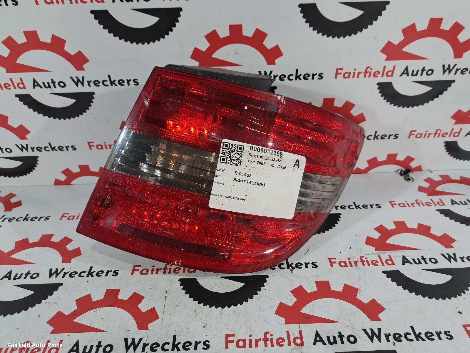 2007 Mercedes B Class Right Taillight