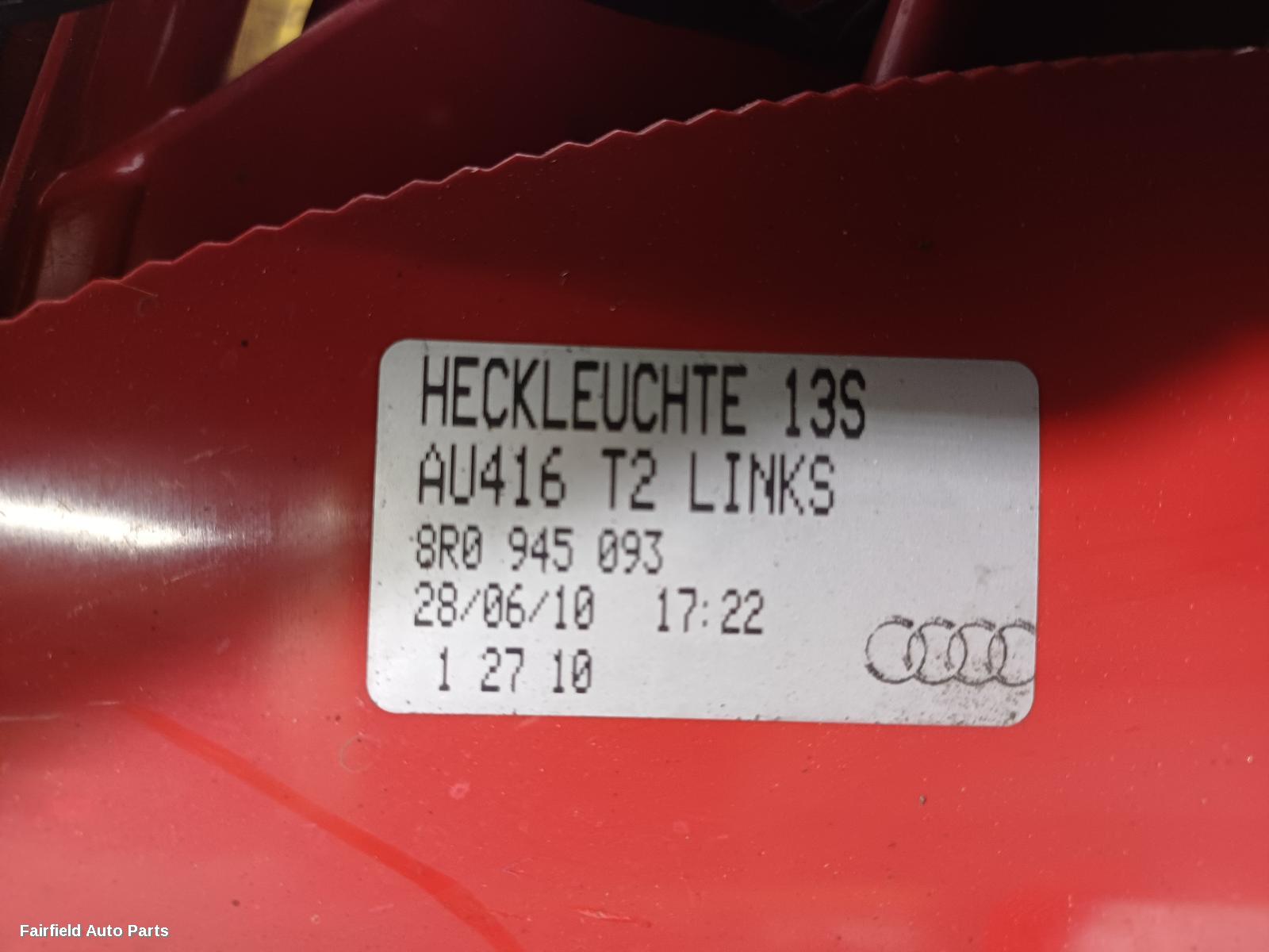 2008-2017 Audi Q5 Left Taillight