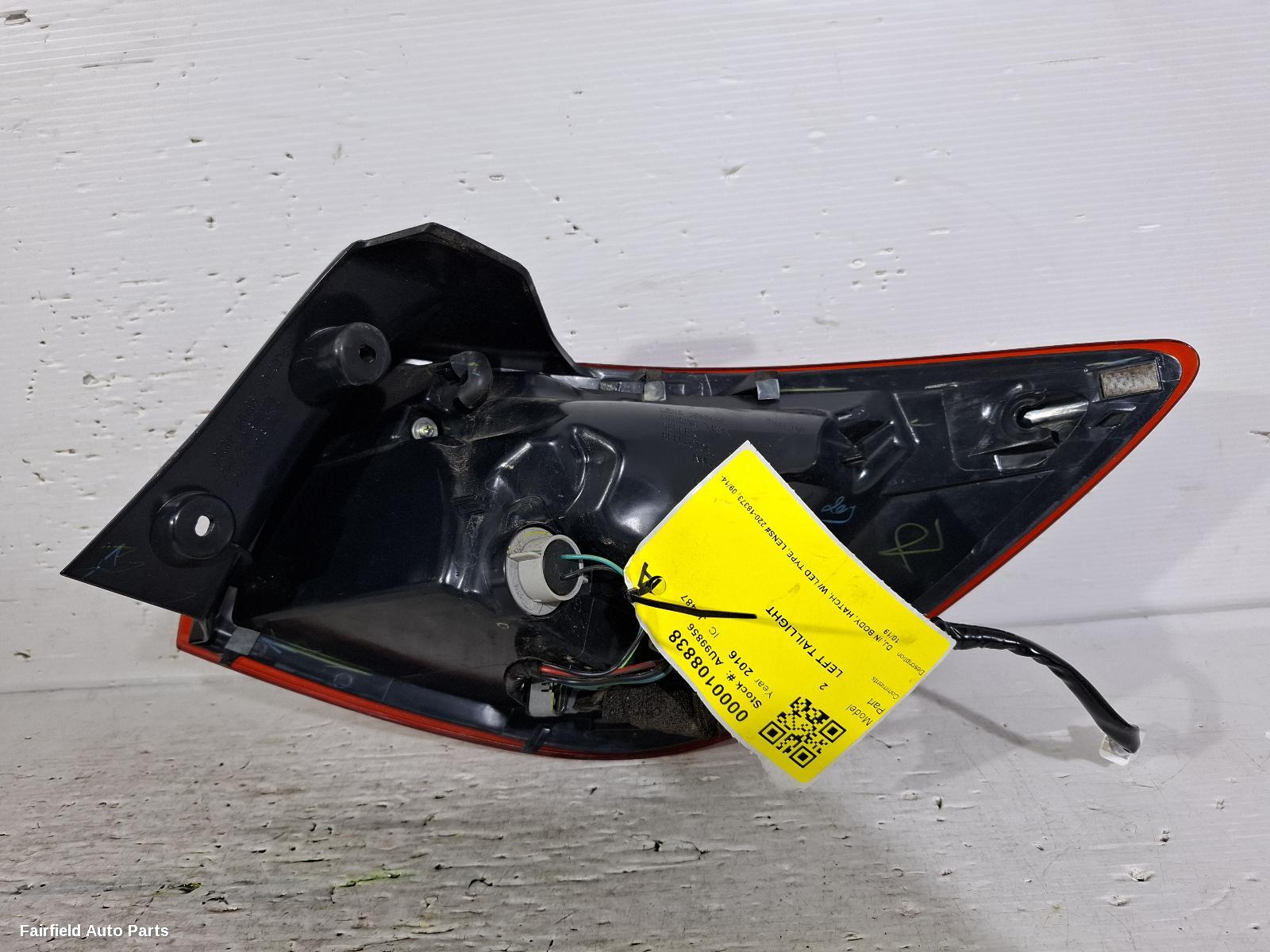 2014-2019 Mazda 2 Left Taillight