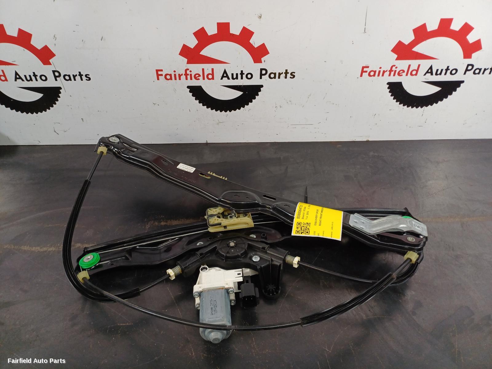 2015-2026 Land Rover Discovery Sport Right Front Window Reg Motor