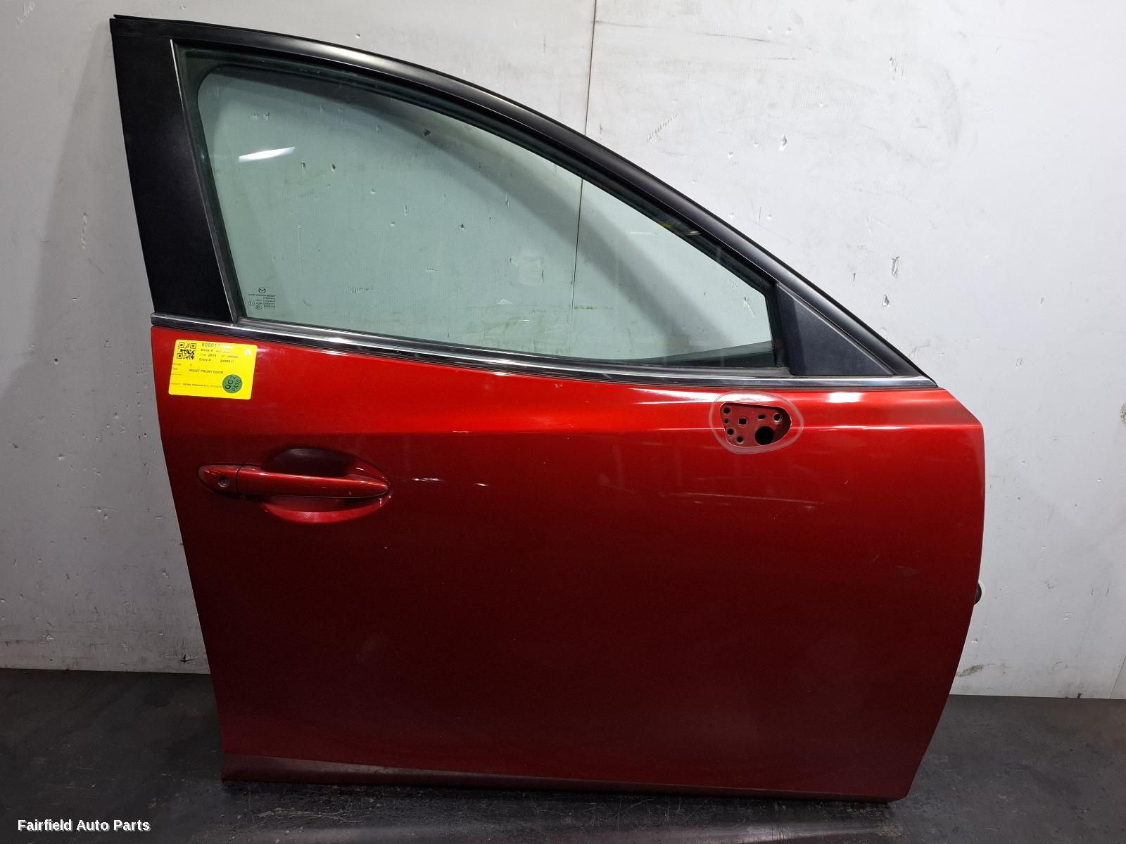 2013-2019 Mazda 3 Right Front Door