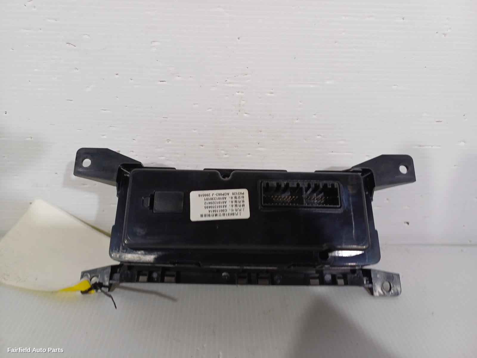 2017-2021 Ldv T60 Heater Ac Controls