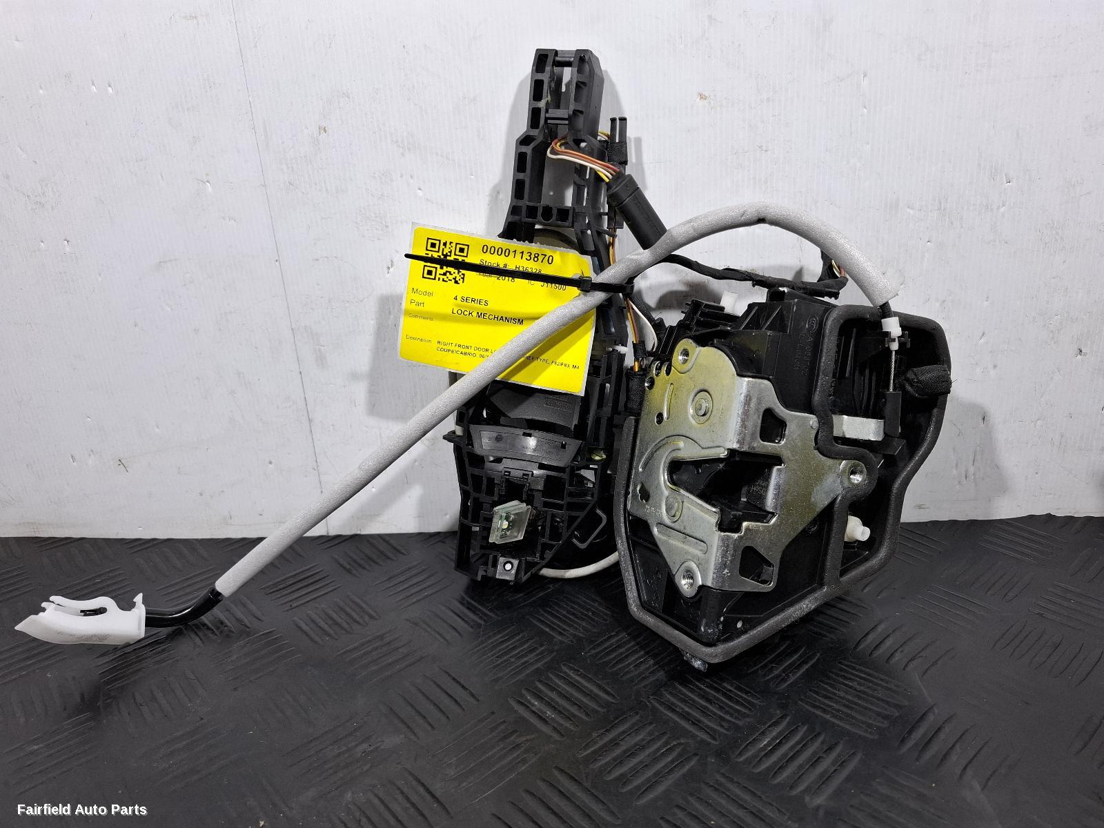 2014-2020 Bmw 4 Series Door Boot Gate Lock