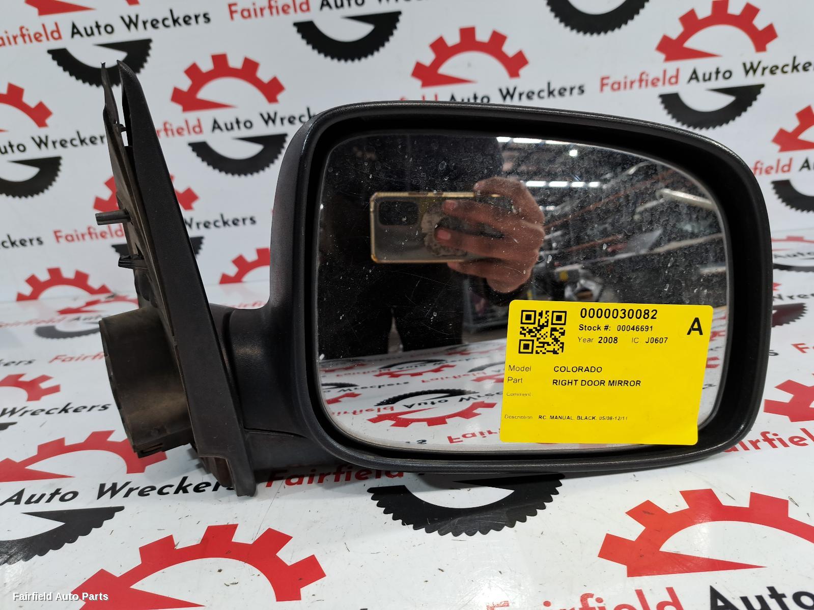 2008-2011 Holden Colorado Right Door Mirror