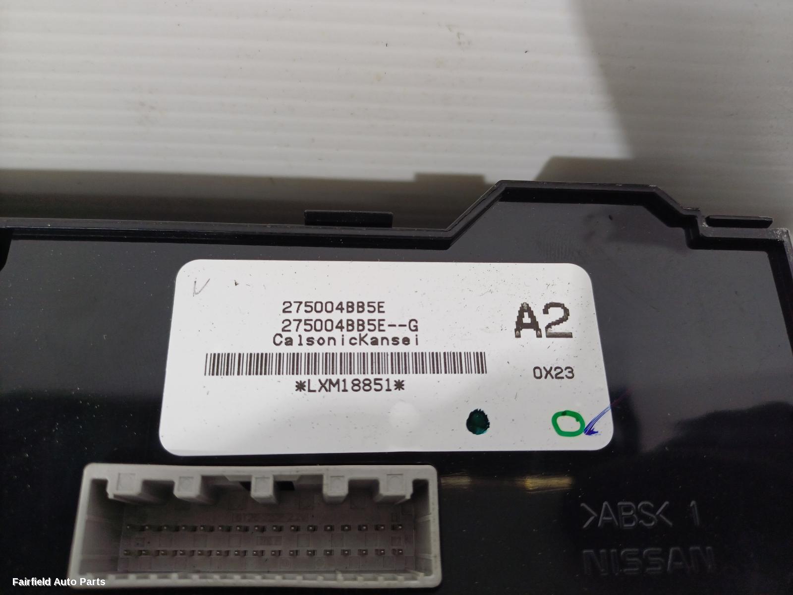 2014-2022 Nissan Xtrail Heater Ac Controls