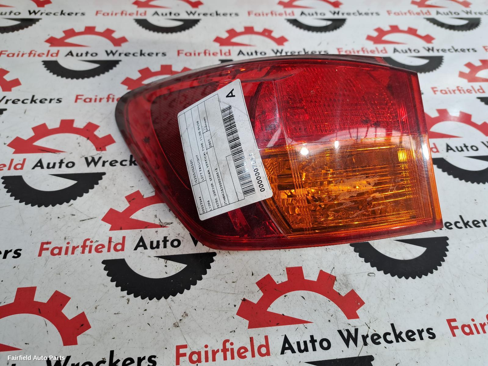 2007 Lexus Is250/is250c Left Taillight