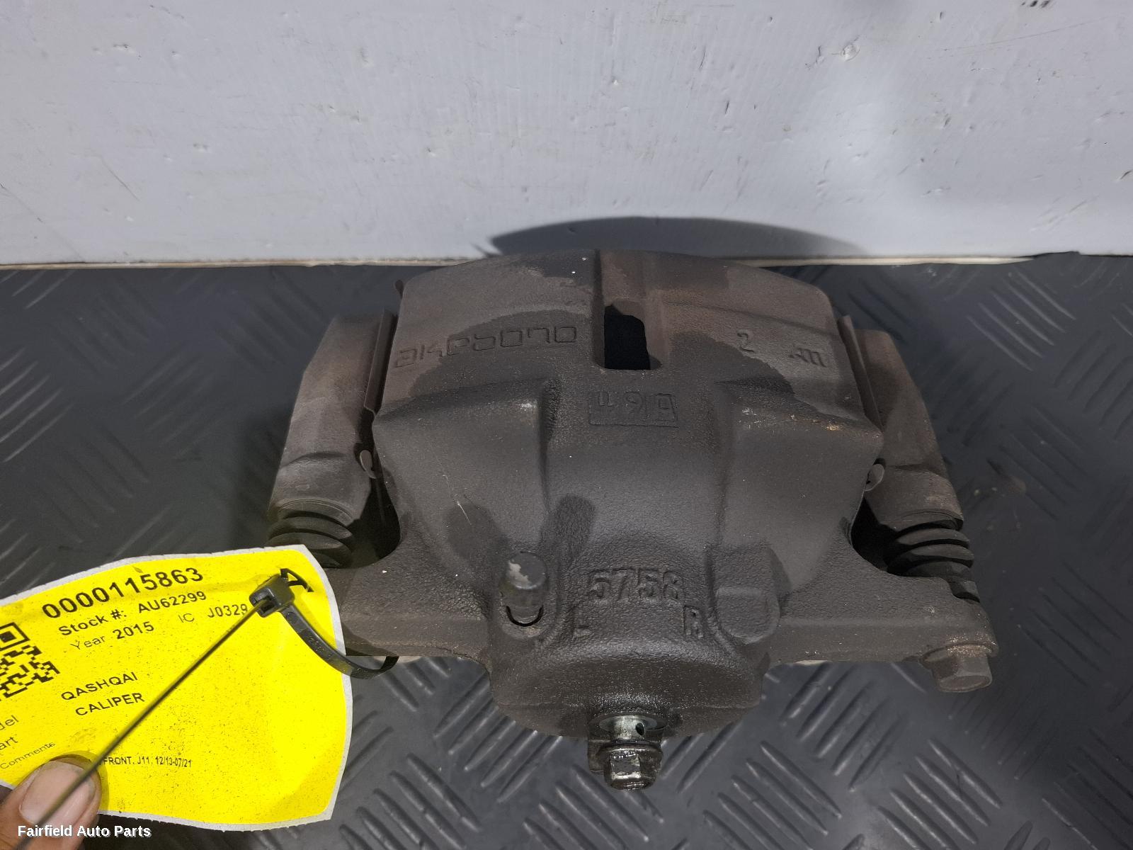 2013-2021 Nissan Qashqai Caliper