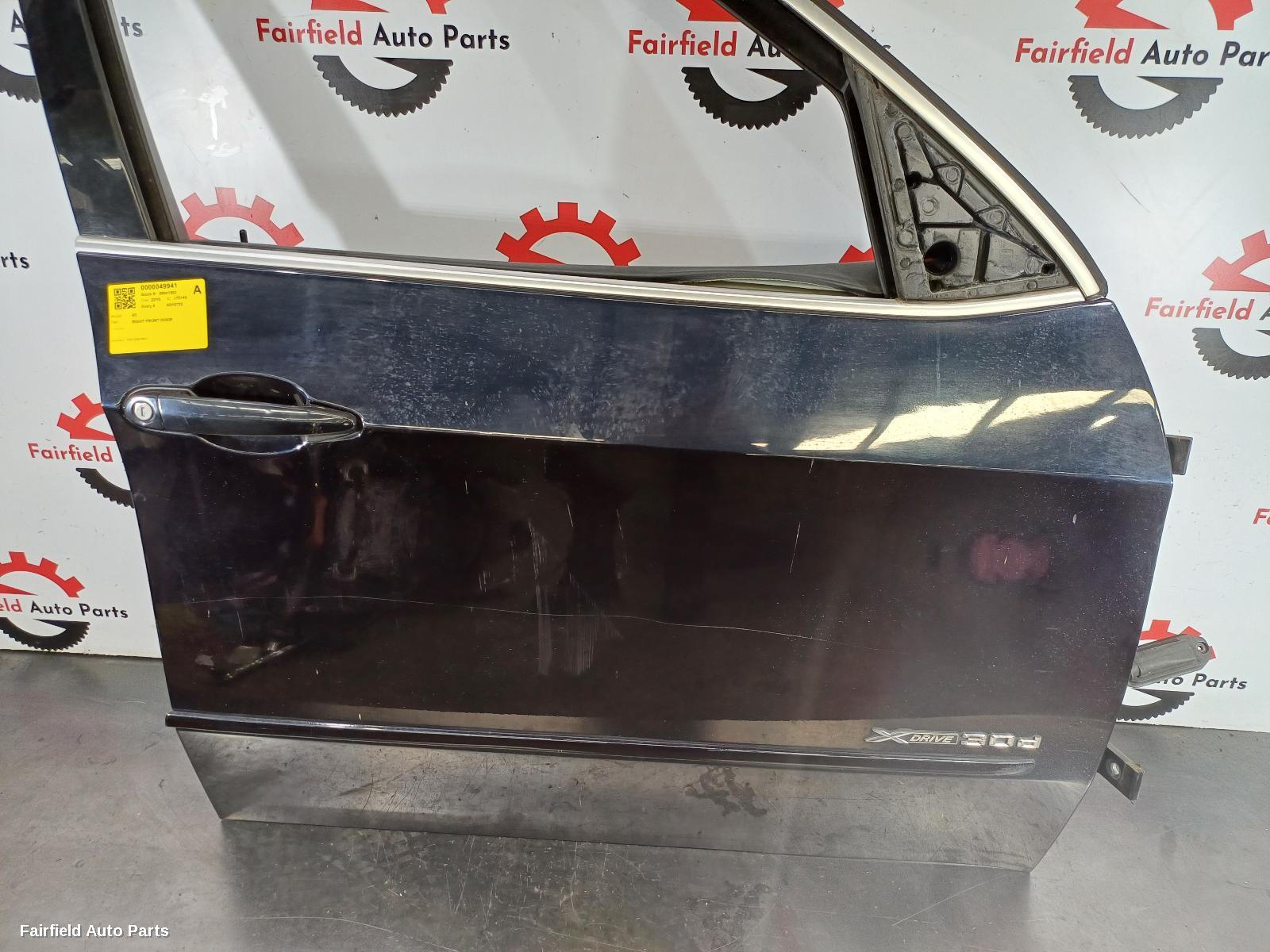 2010 Bmw X5 Right Front Door