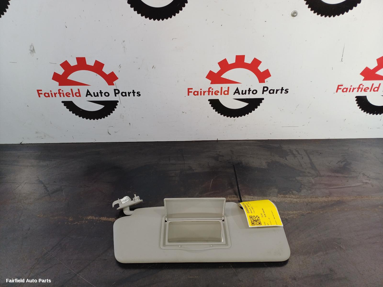 2013-2019 Renault Clio Sunvisor