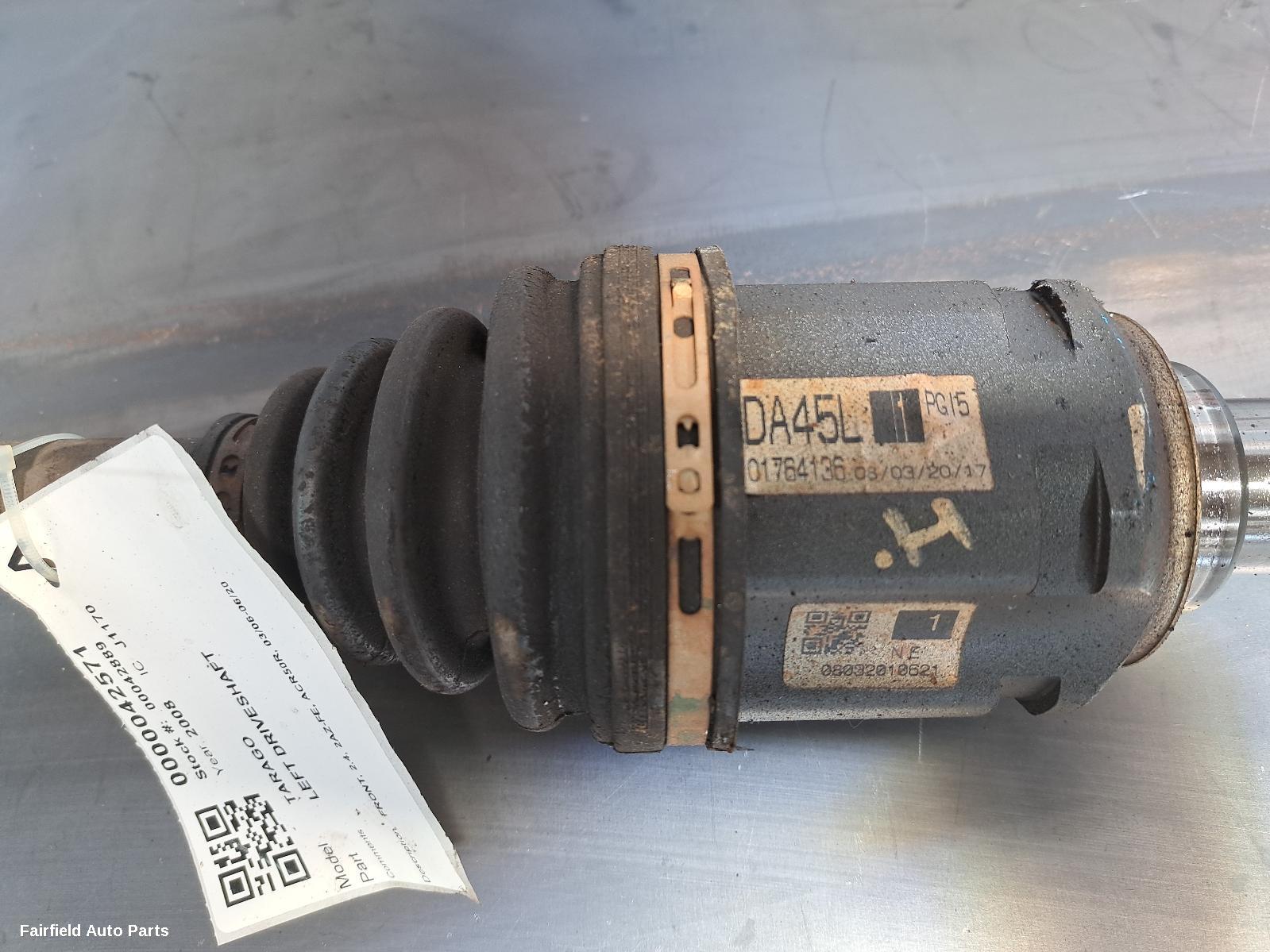 2006-2020 Toyota Tarago Left Driveshaft