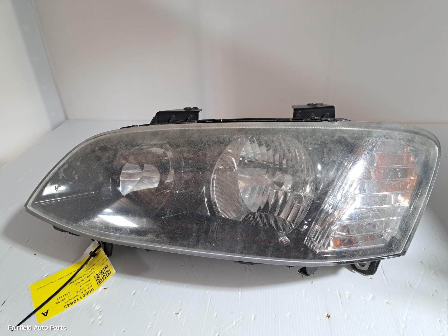 2010-2013 Holden Commodore Left Headlamp