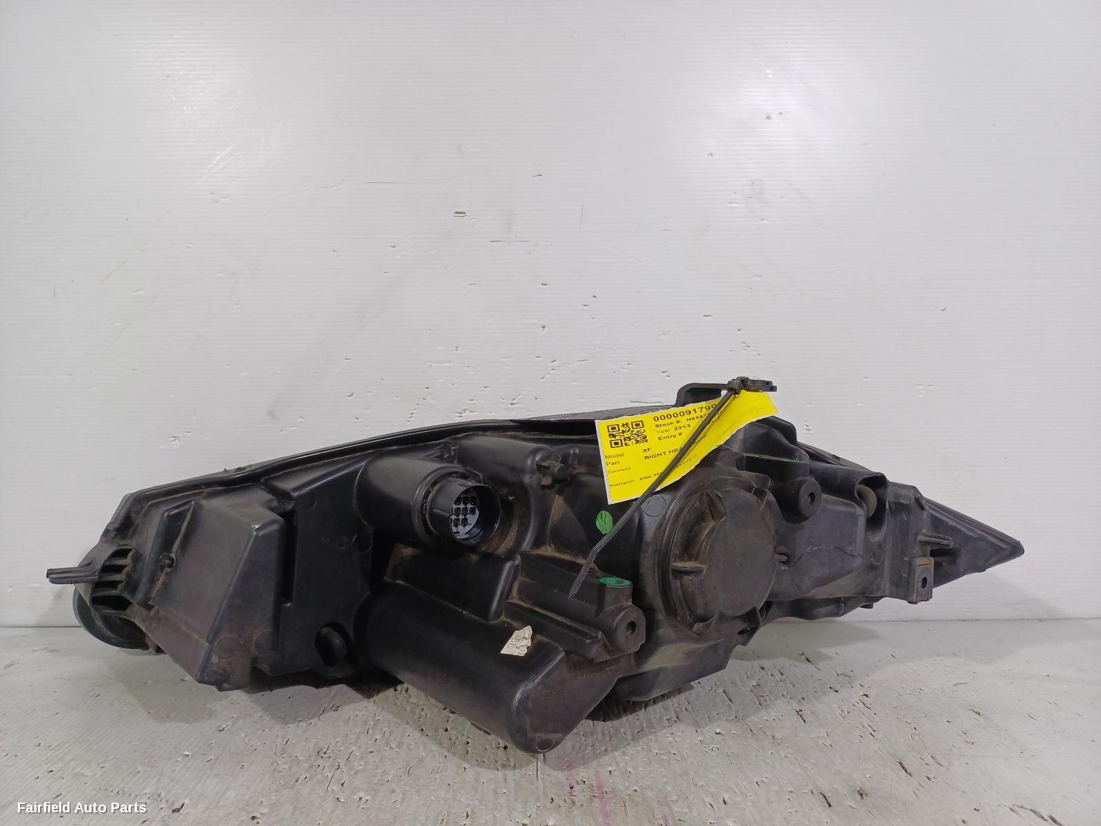 2011-2015 Jaguar Xf Right Headlamp