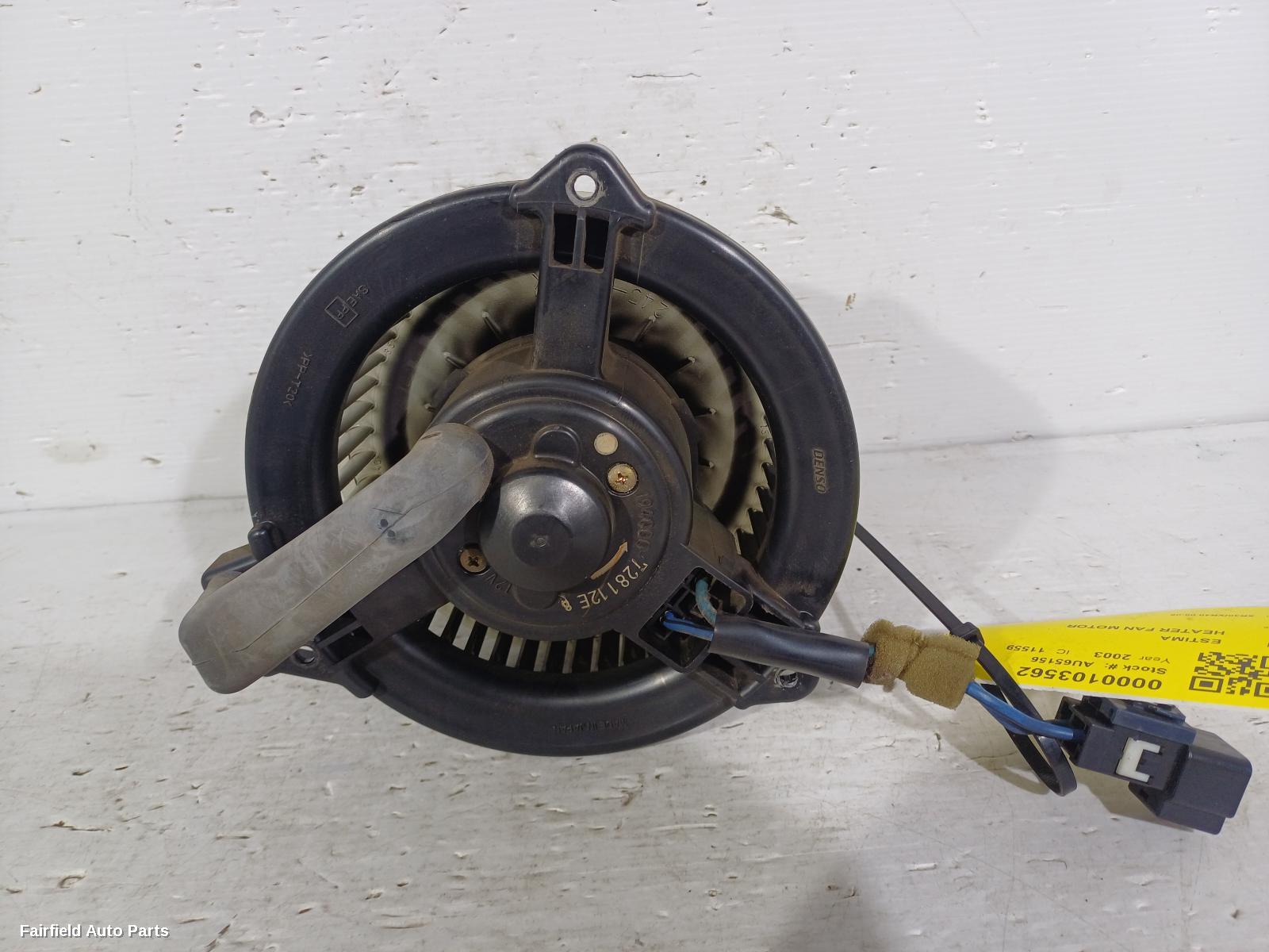 2000-2006 Toyota Estima Heater Fan Motor