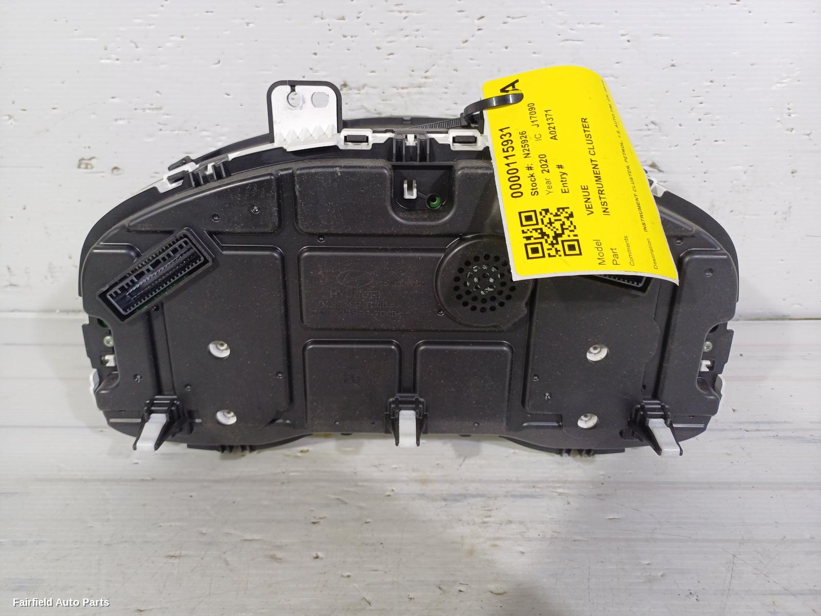 2019-2025 Hyundai Venue Instrument Cluster