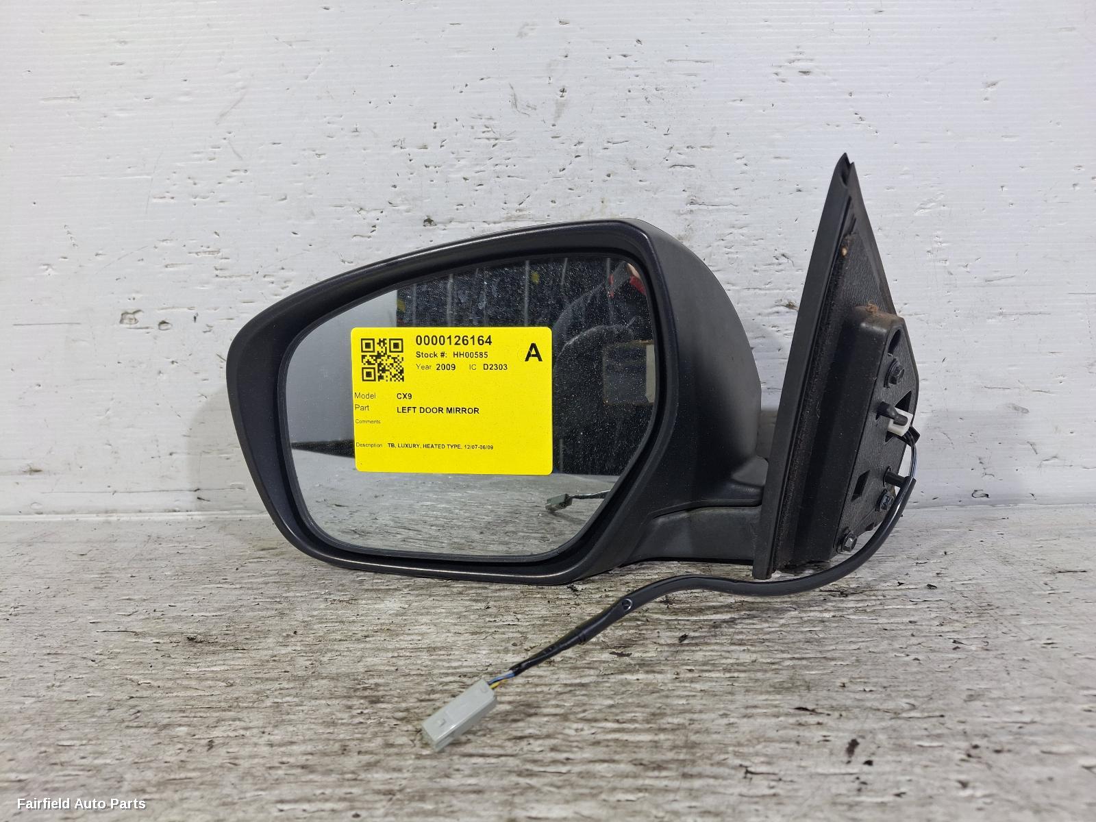 2007-2009 Mazda Cx9 Left Door Mirror