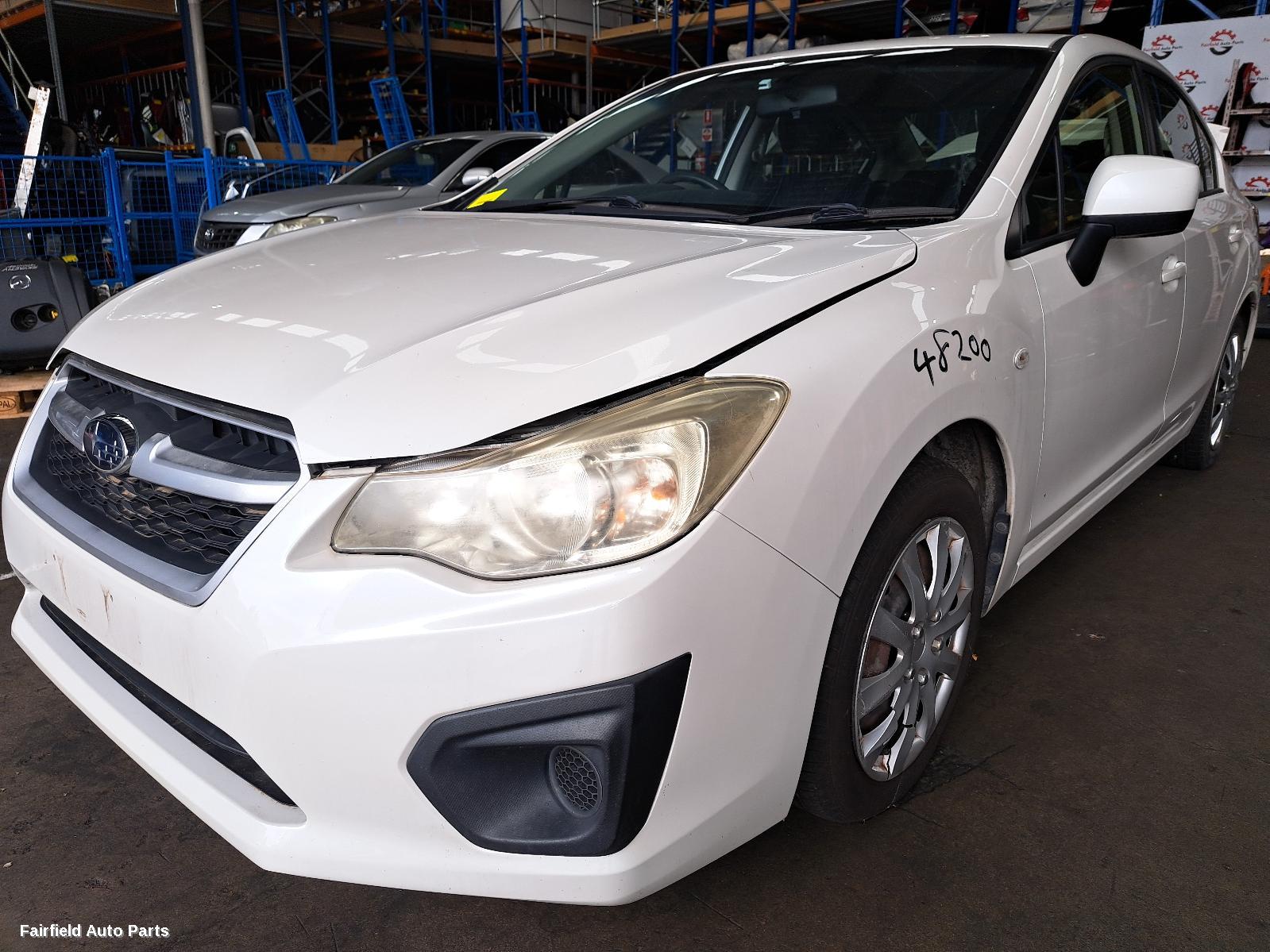 2012 Subaru Impreza Bootlid Tailgate