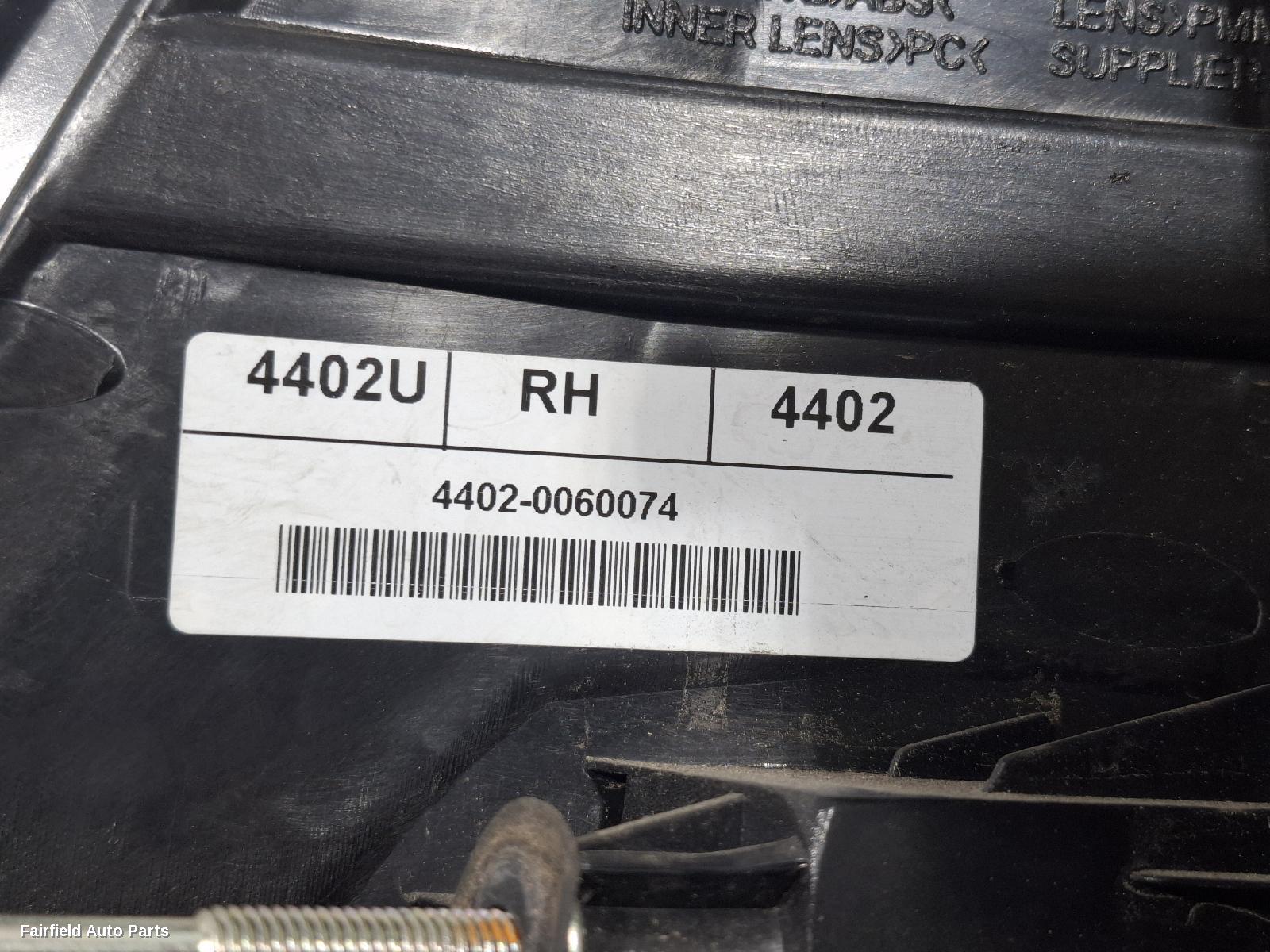 2006-2013 Holden Commodore Right Taillight