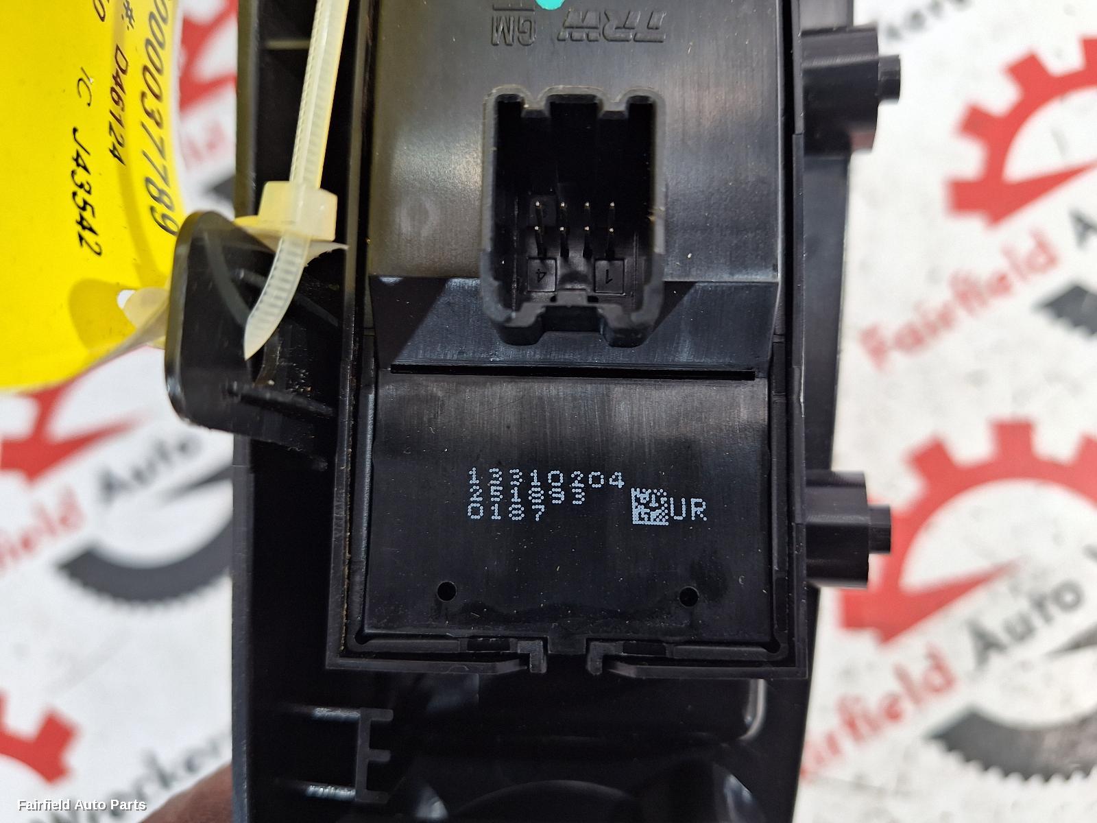 2010 Holden Cruze Pwr Dr Wind Switch