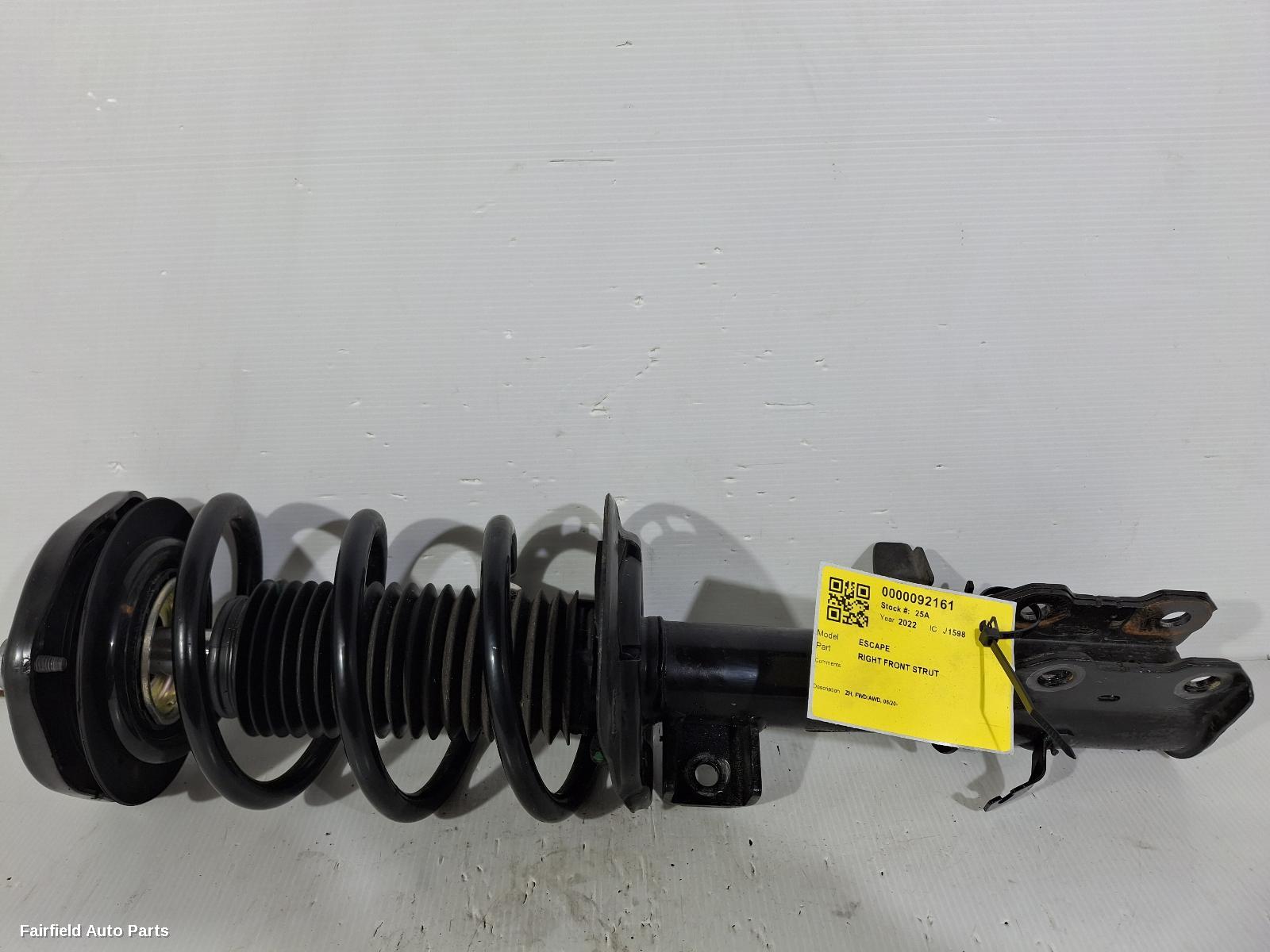 2020-2025 Ford Escape Right Front Strut