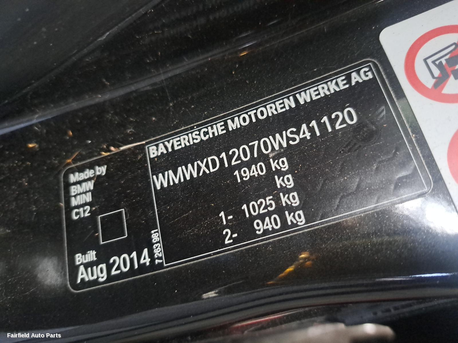 2014 Mini Cooper Radio Cd Dvd Sat Tv