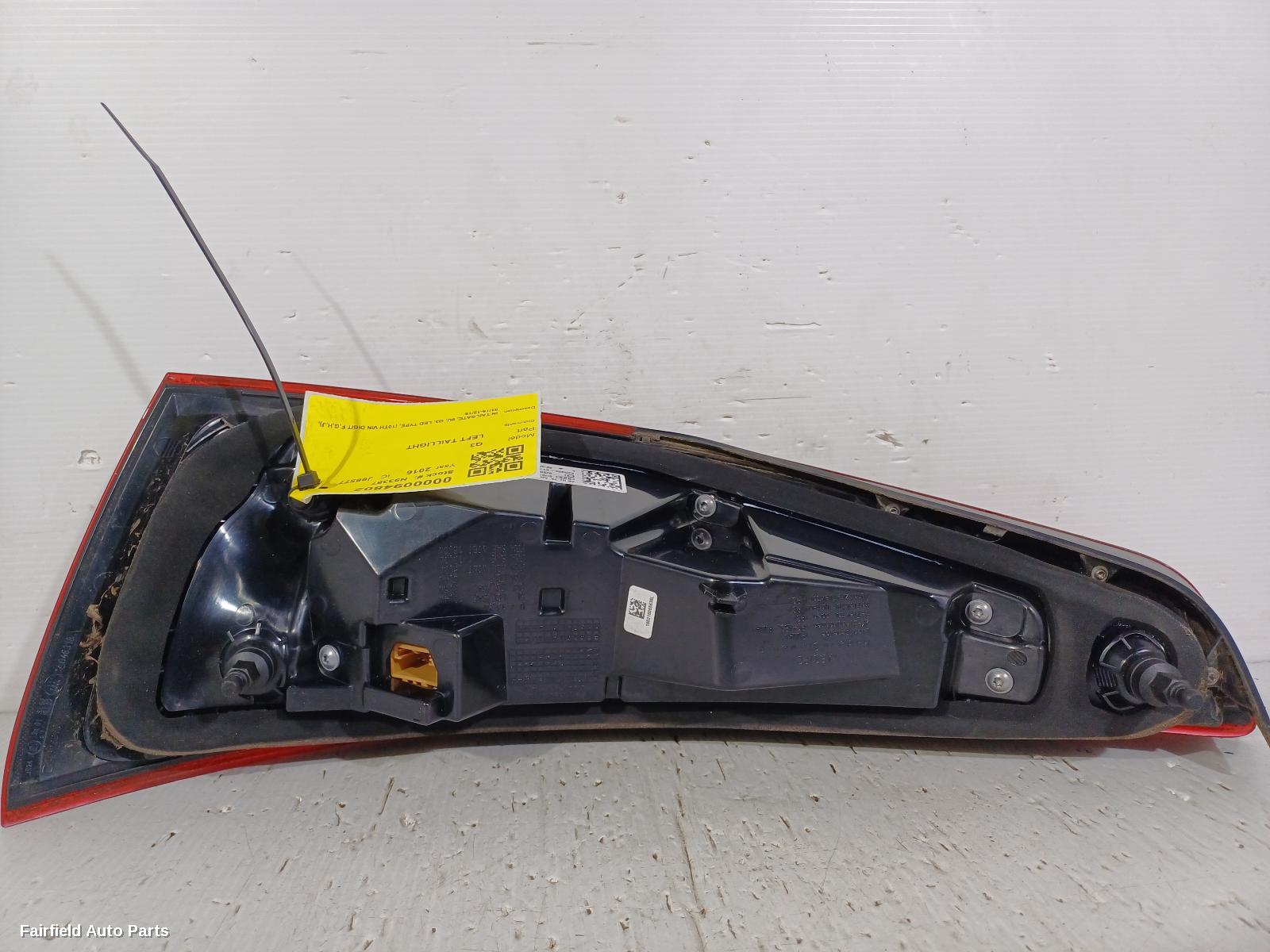 2015-2018 Audi Q3 Left Taillight