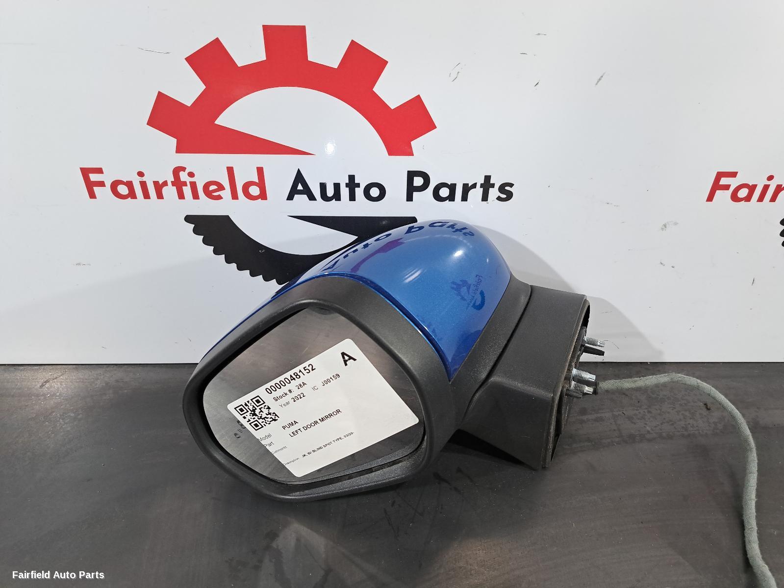 2020-2023 Ford Puma Left Door Mirror