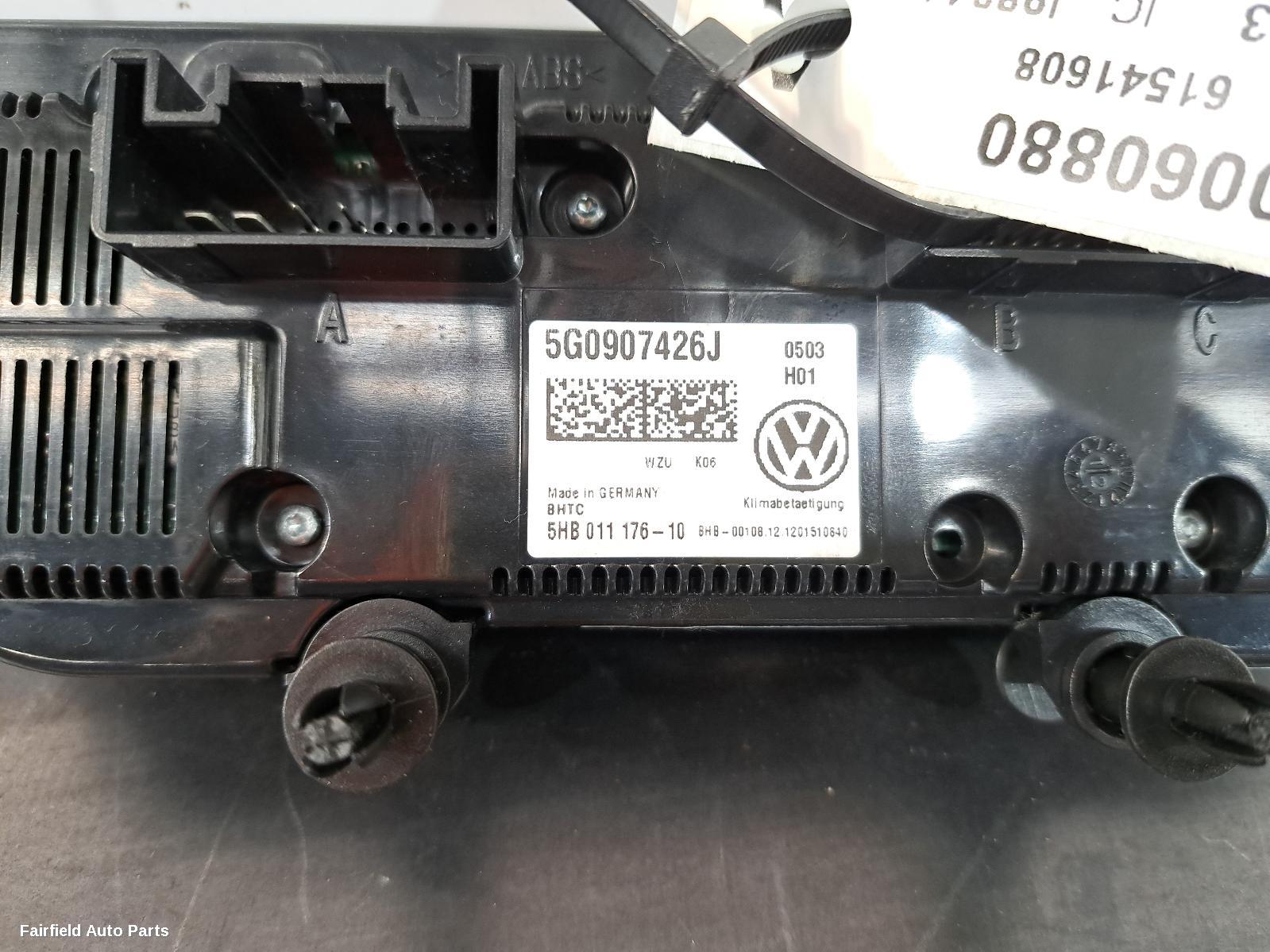 2012-2020 Volkswagen Golf Heater Ac Controls