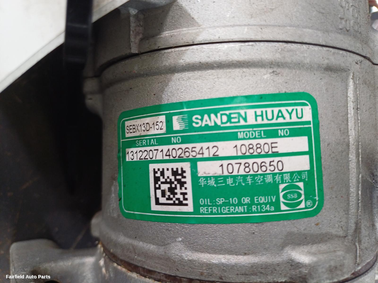 2016-2024 Mg Mg3 A C Compressor