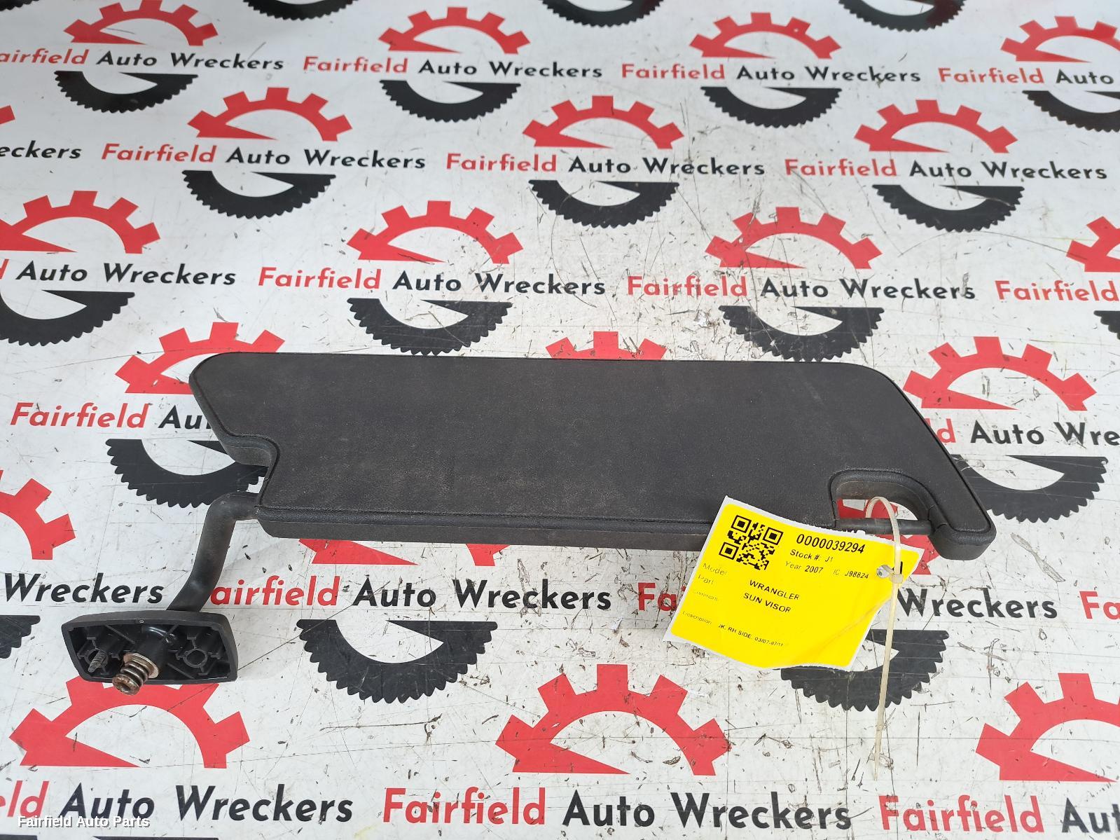 2007-2018 Jeep Wrangler Sunvisor