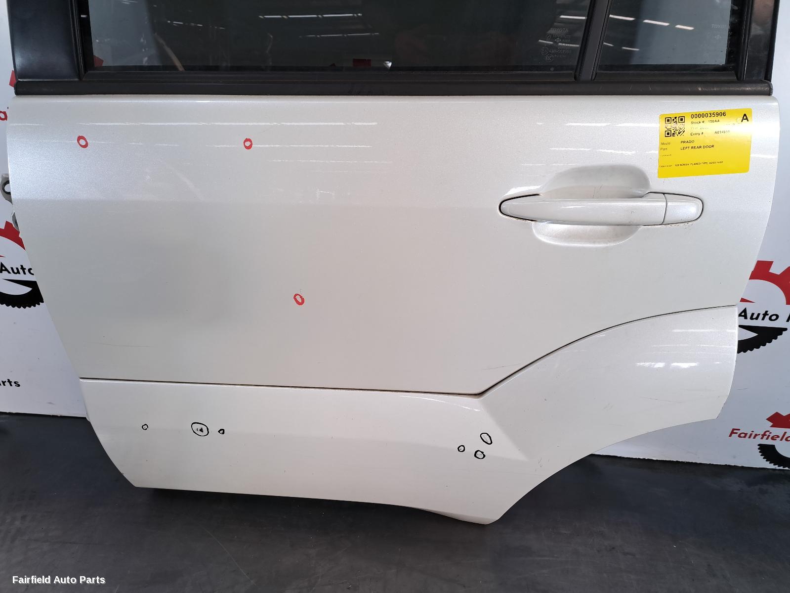 2003 Toyota Prado Left Rear Door Sliding