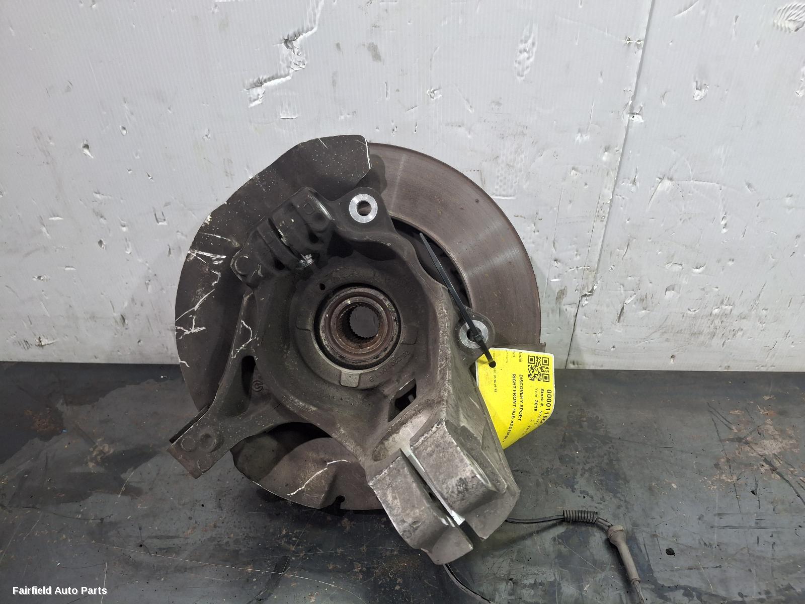 2015-2019 Land Rover Discovery Sport Right Front Hub Assembly